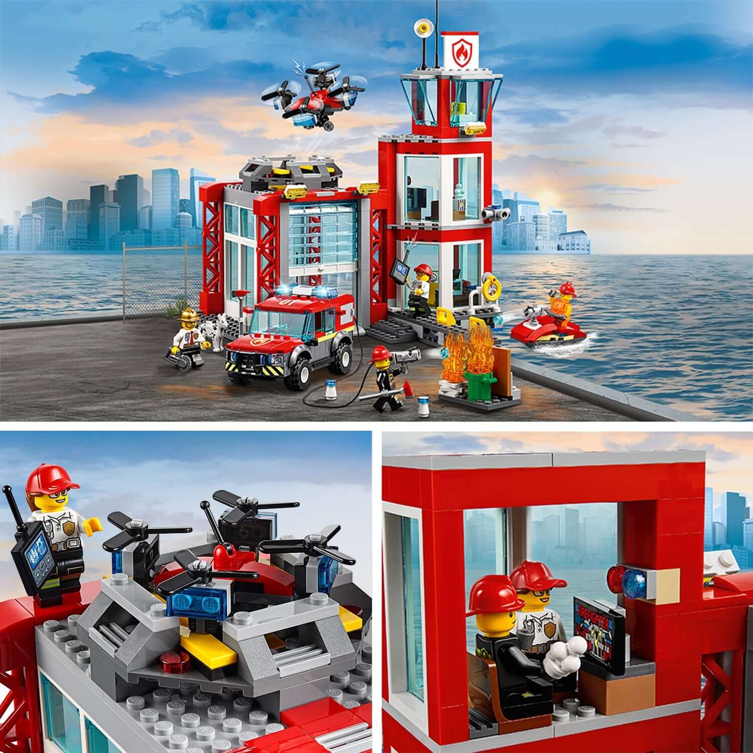 LEGO® City Fire Station Truck Toy 60215