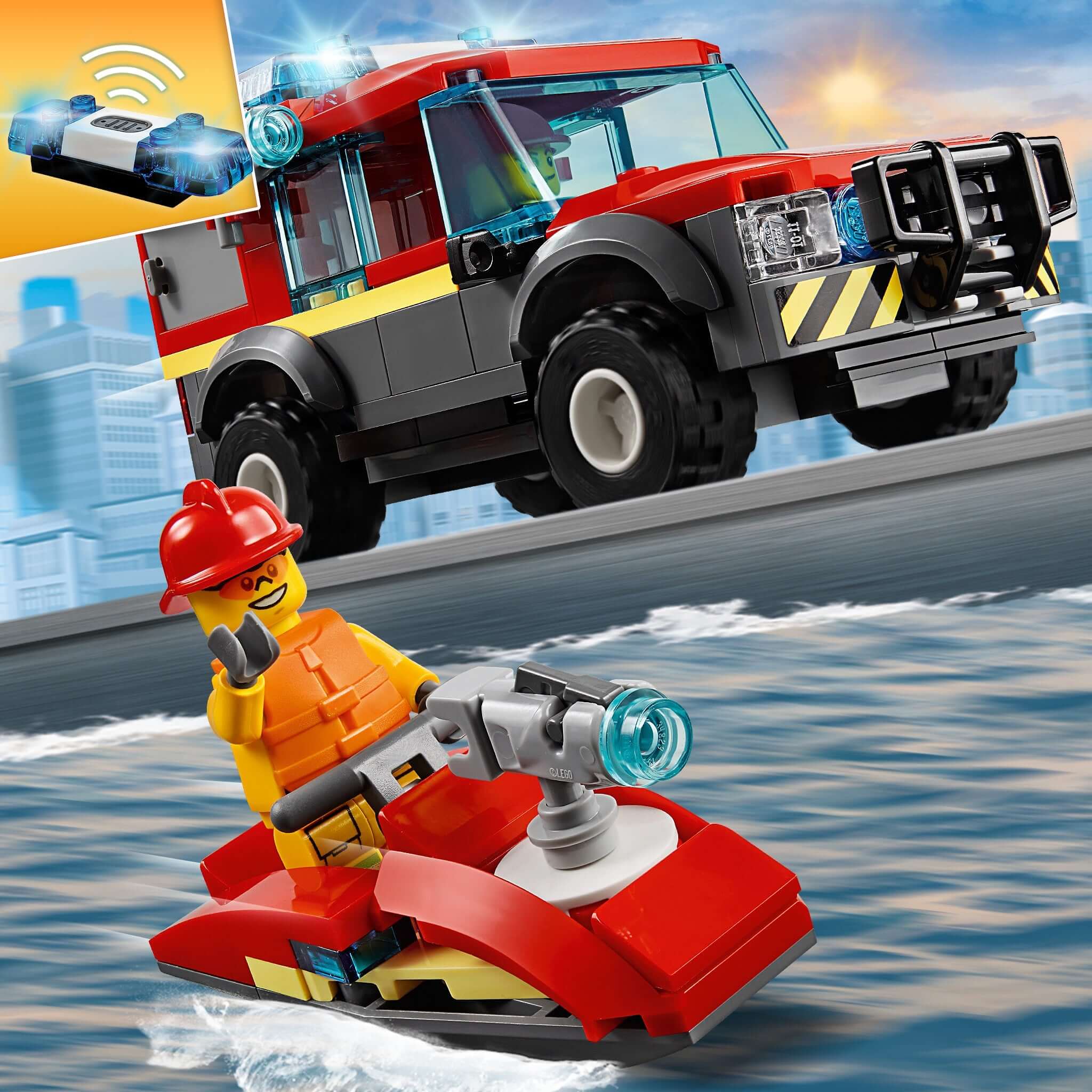 LEGO® City Fire Station Truck Toy 60215