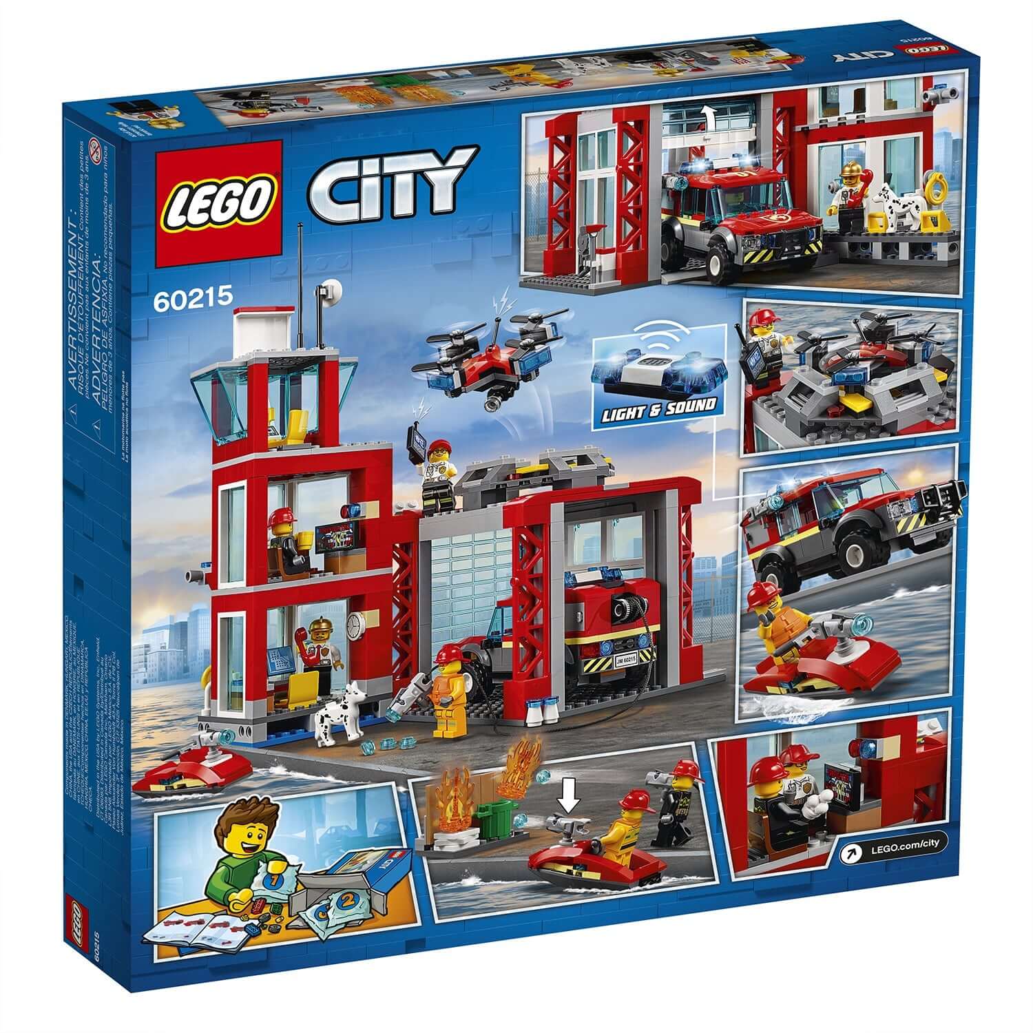 LEGO® City Fire Station Truck Toy 60215