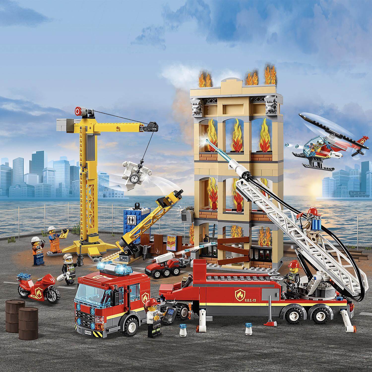 LEGO® City Downtown Fire Brigade Building Set 60216
