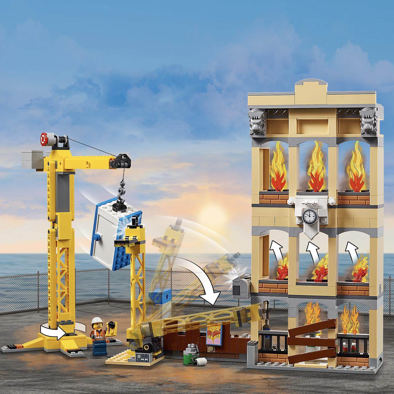 LEGO® City Downtown Fire Brigade Building Set 60216