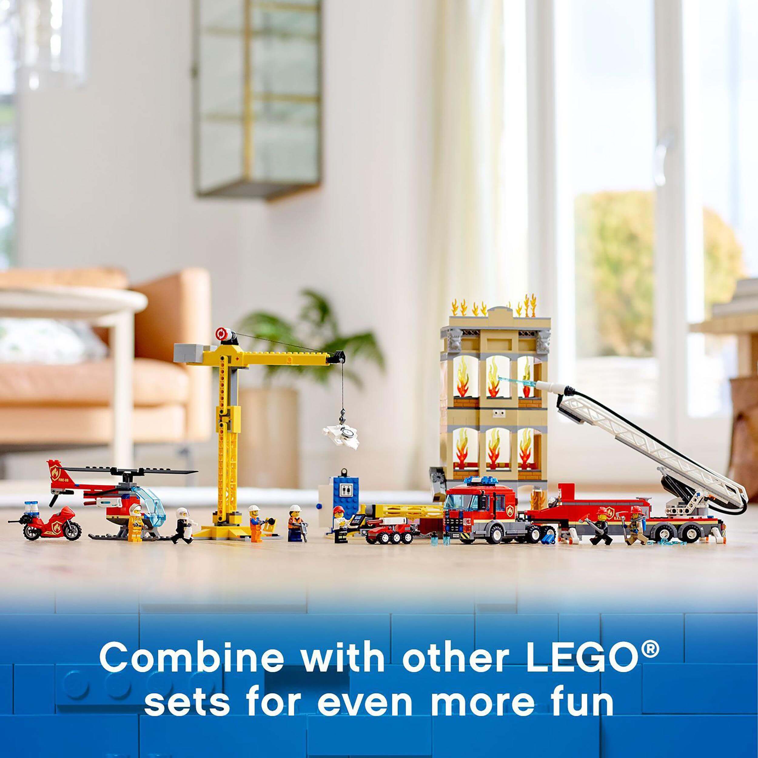LEGO® City Downtown Fire Brigade Building Set 60216