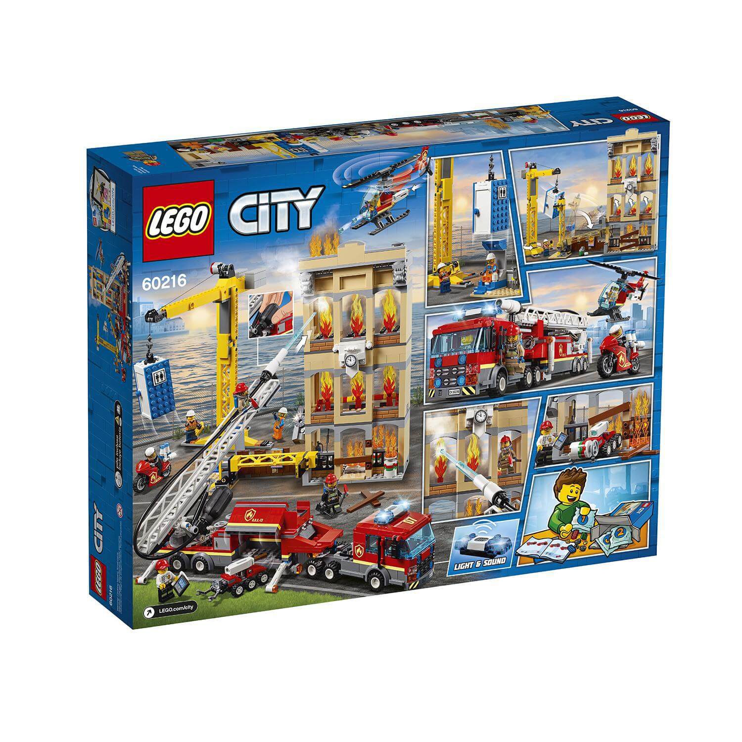 LEGO® City Downtown Fire Brigade Building Set 60216