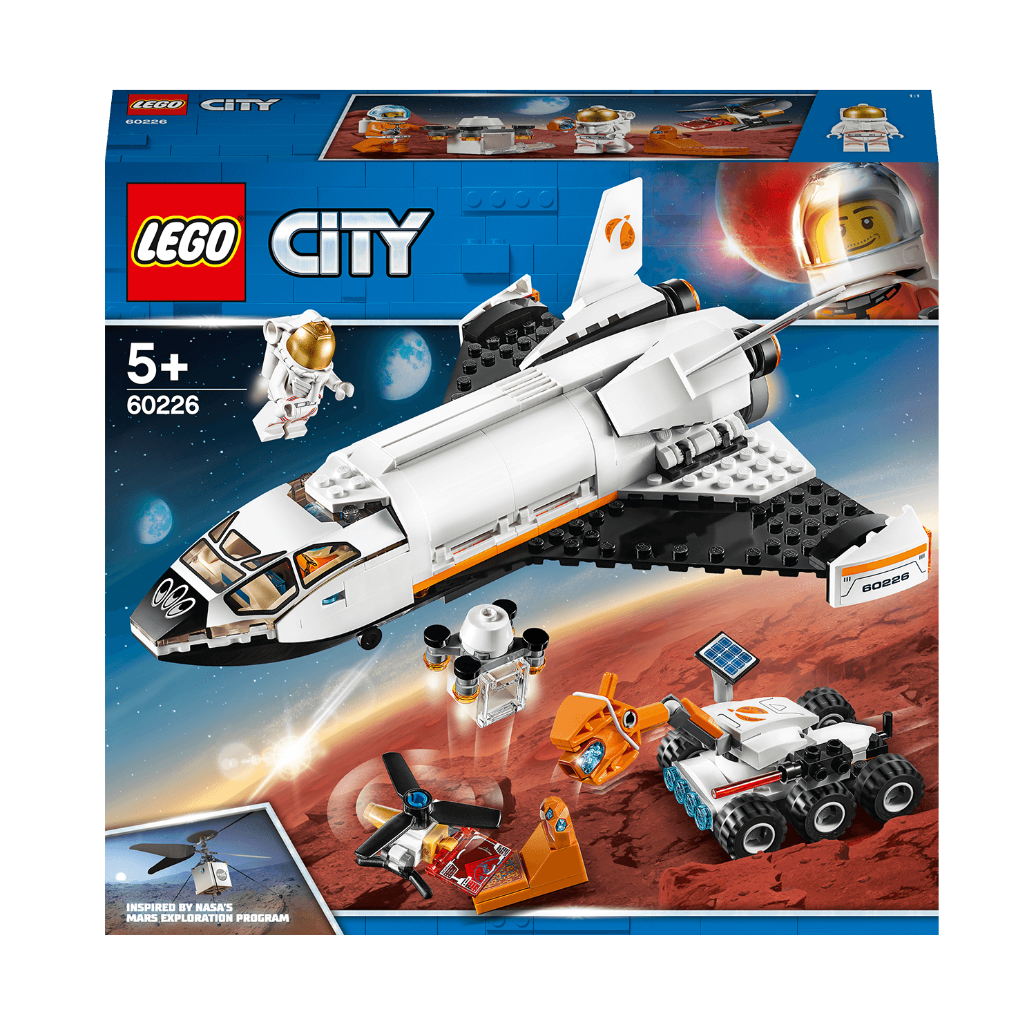 LEGO® City Mars Research Shuttle Space Toy 60226