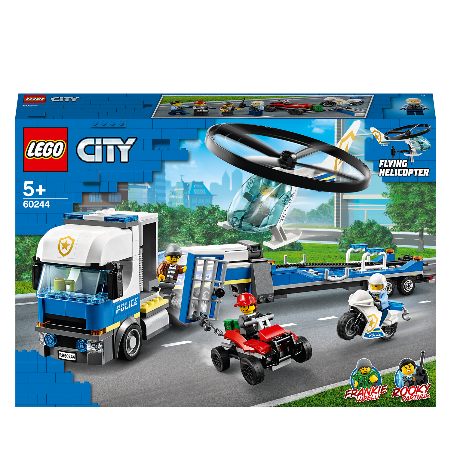 LEGO® City Police Helicopter Transporter Set 60244
