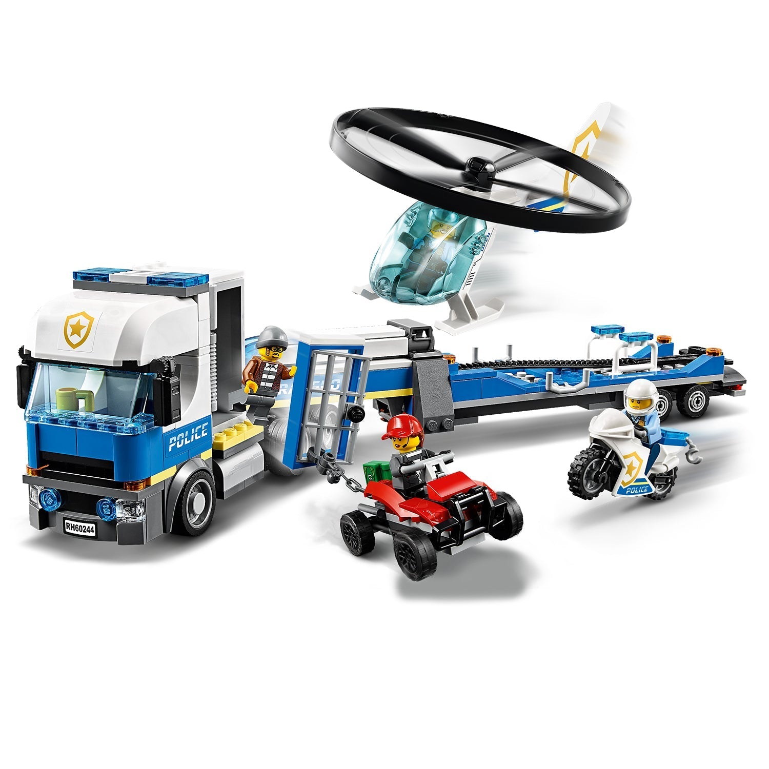 LEGO® City Police Helicopter Transporter Set 60244