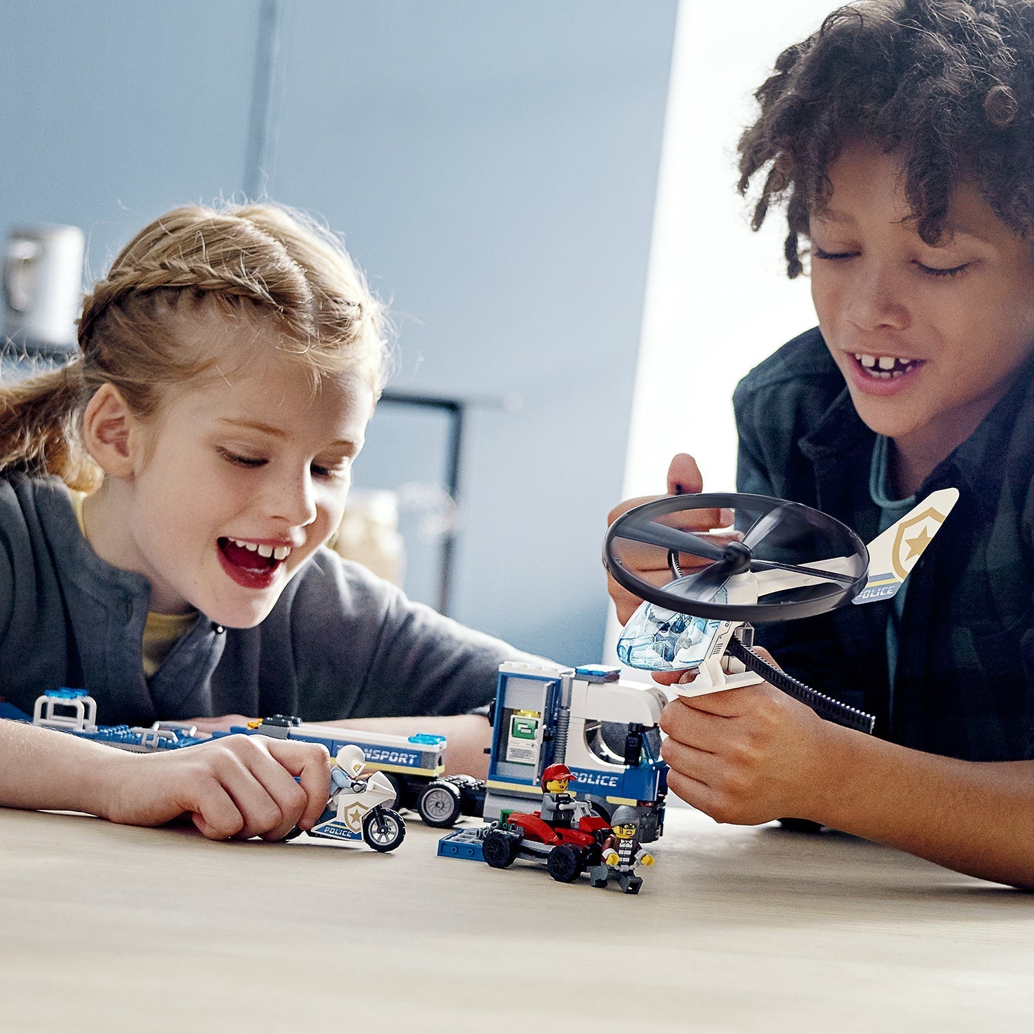 LEGO® City Police Helicopter Transporter Set 60244