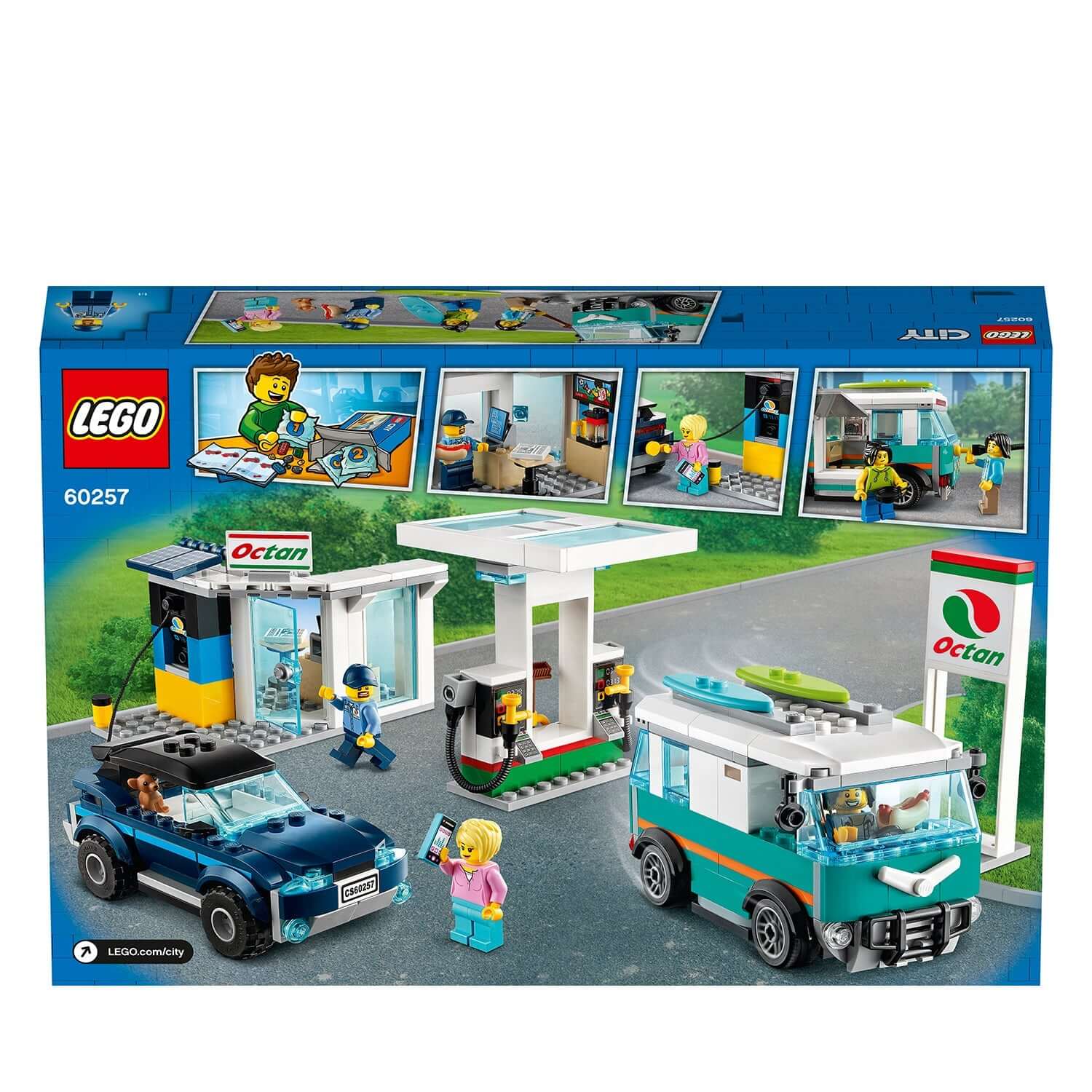 LEGO® City Nitro Wheels Service Station Set 60257