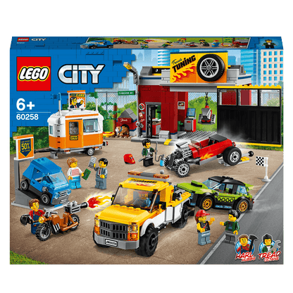 LEGO® City Nitro Wheels Tuning Workshop Set 60258