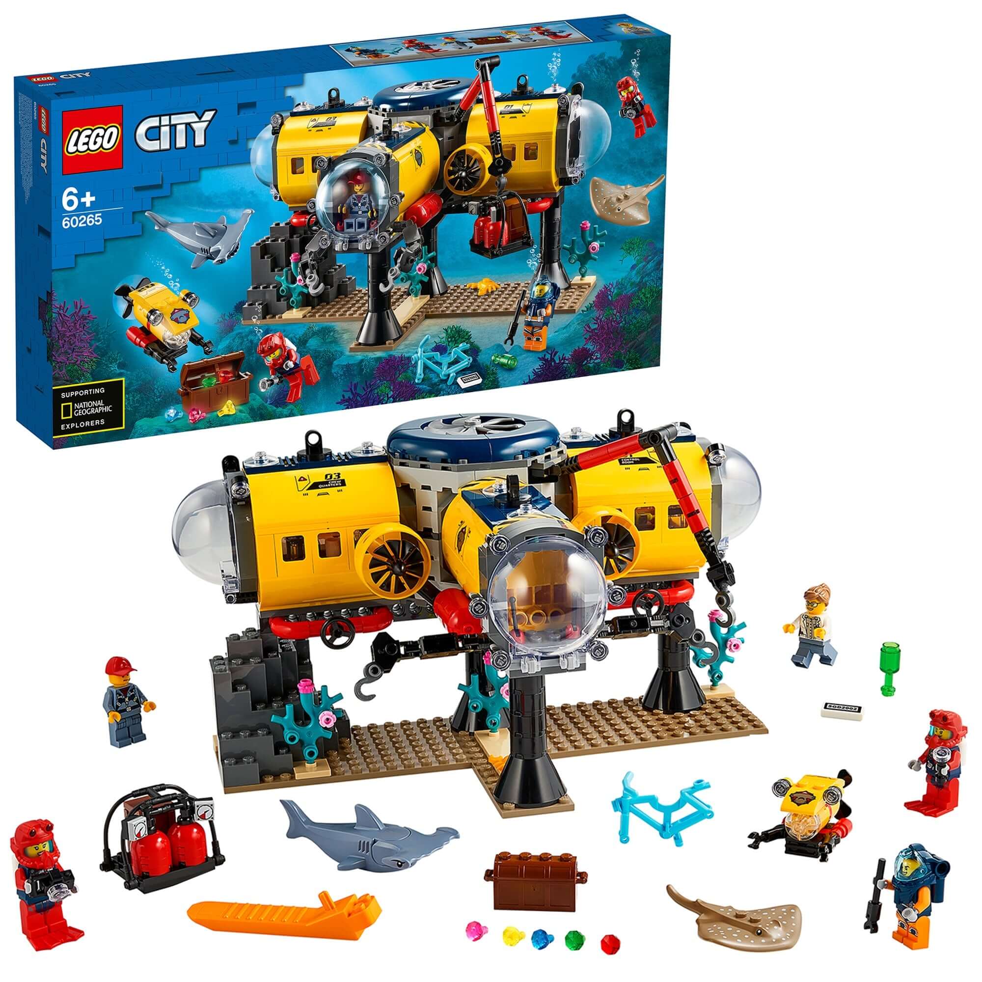 LEGO® City Ocean Exploration Base Deep Sea Set 60265