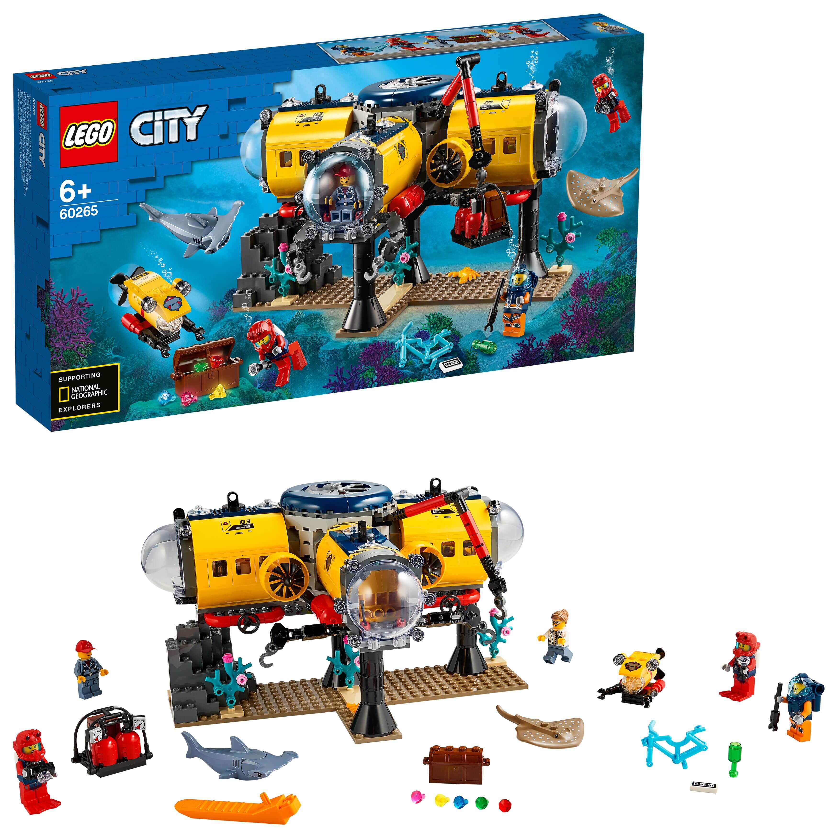 LEGO® City Ocean Exploration Base Deep Sea Set 60265