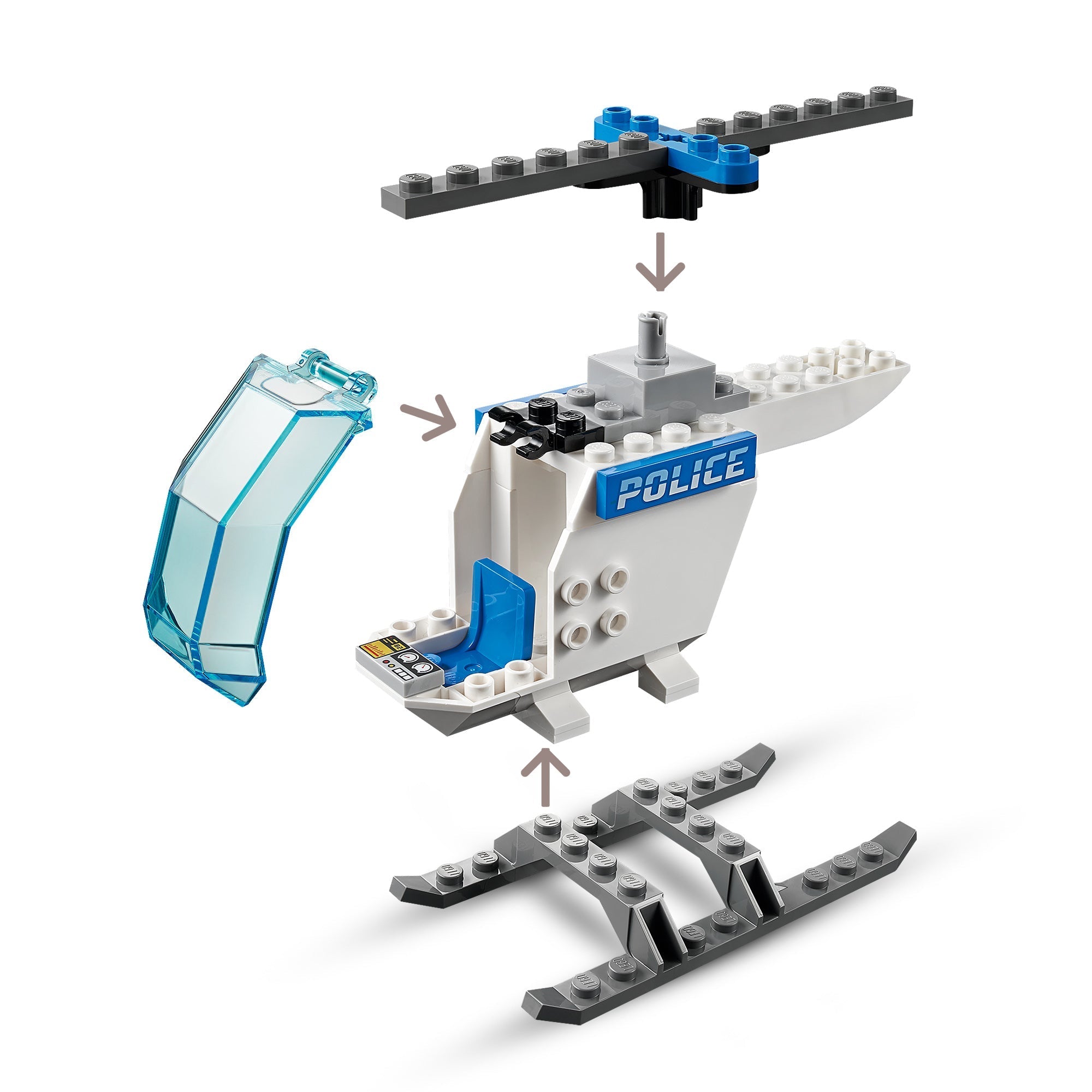 LEGO® City Police Helicopter Toy 60275