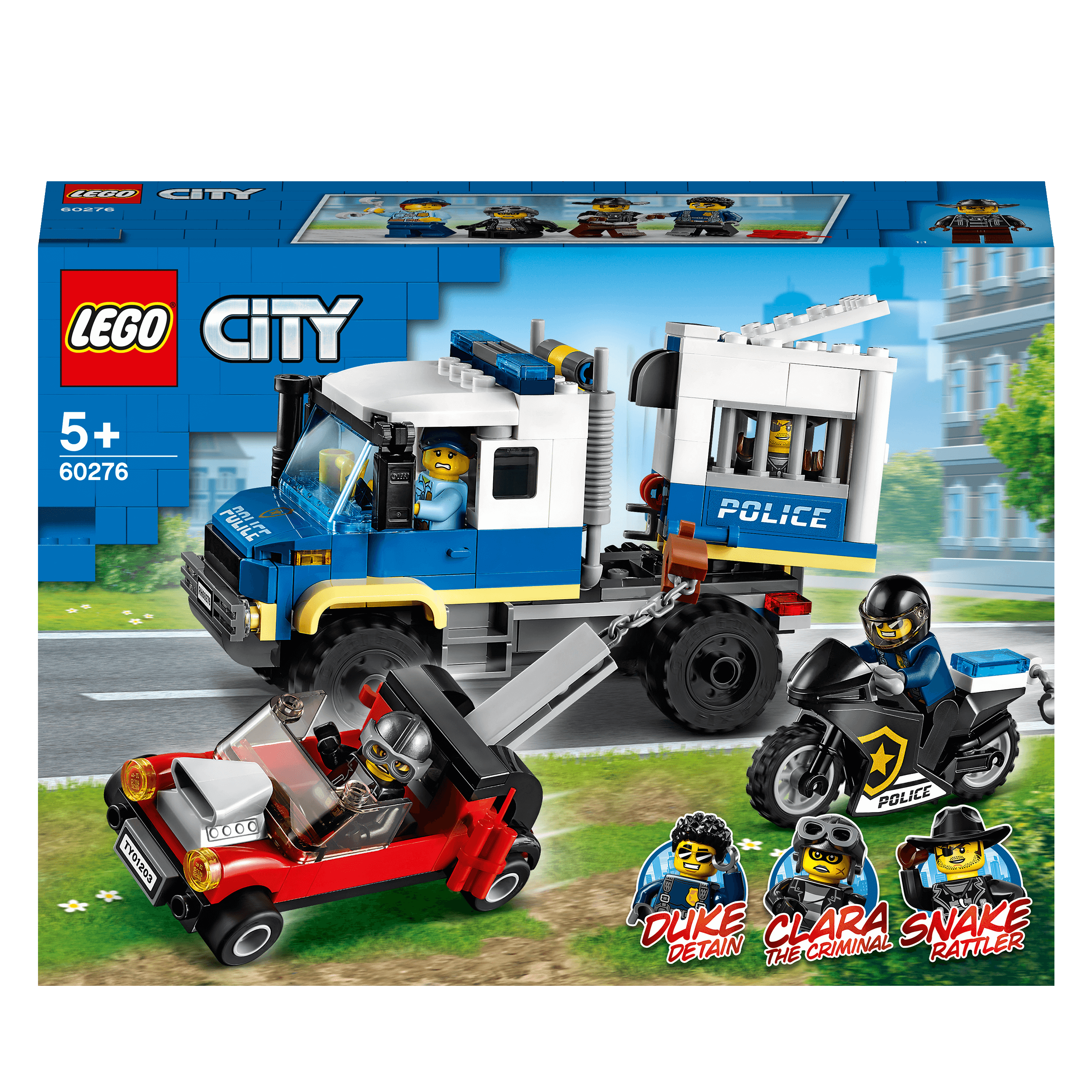 LEGO® City Police Prisoner Transport Truck Toy 60276