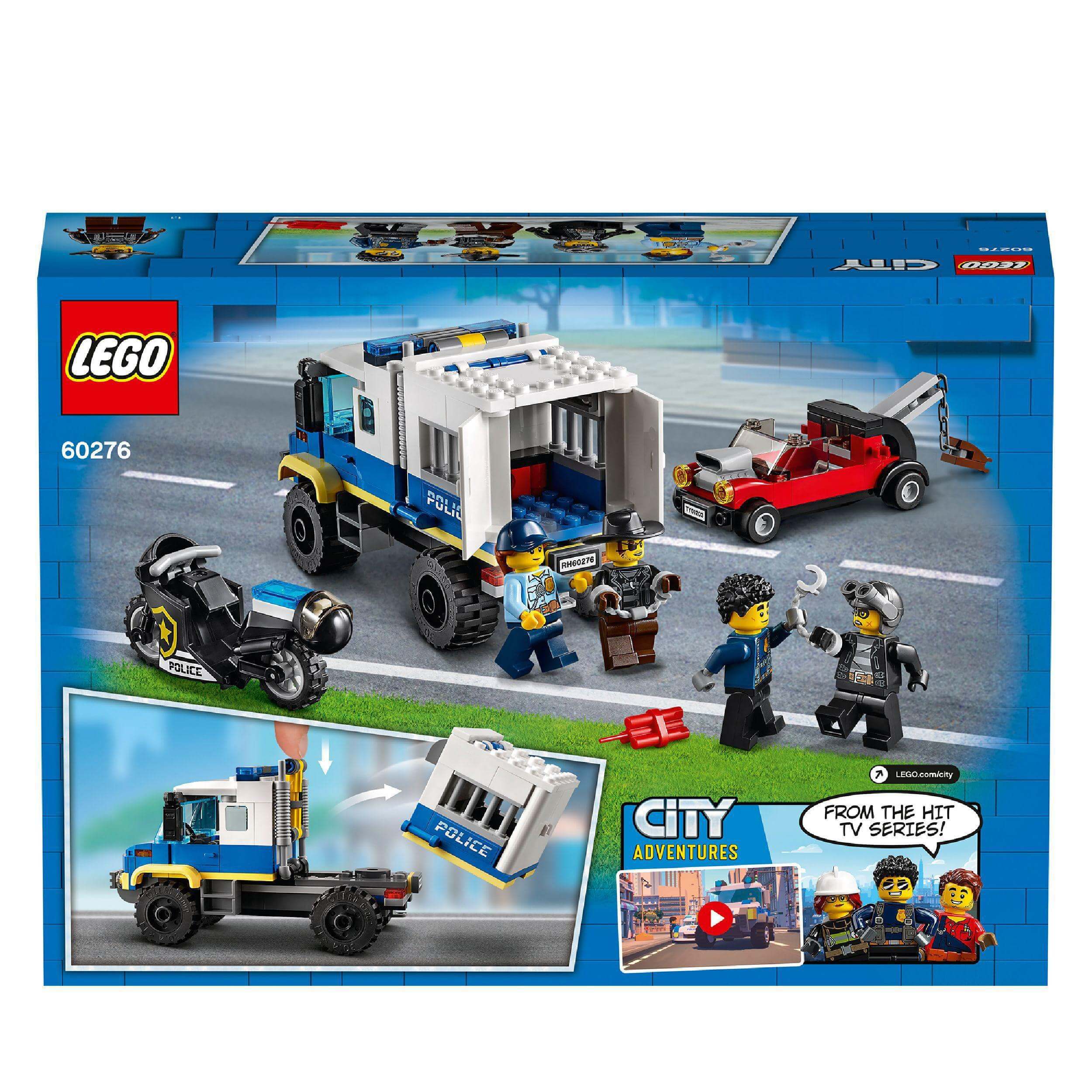 LEGO® City Police Prisoner Transport Truck Toy 60276