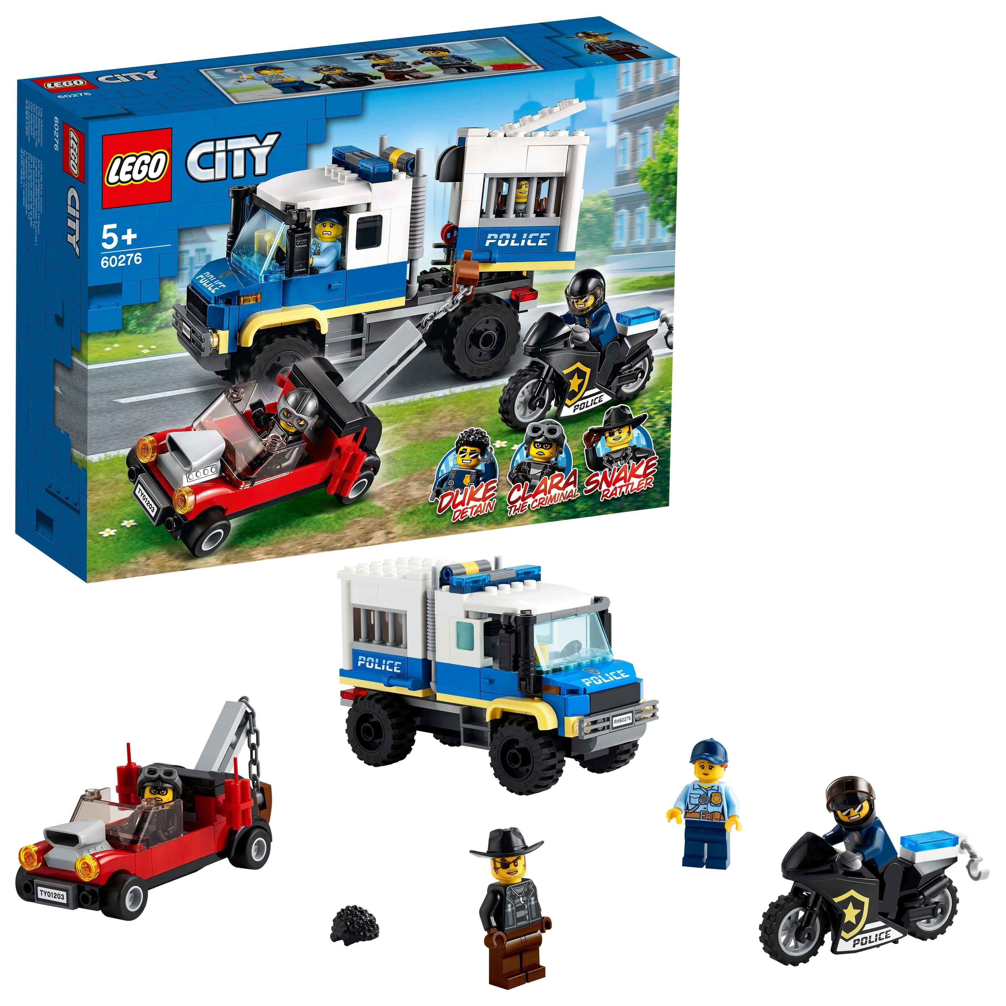 LEGO® City Police Prisoner Transport Truck Toy 60276