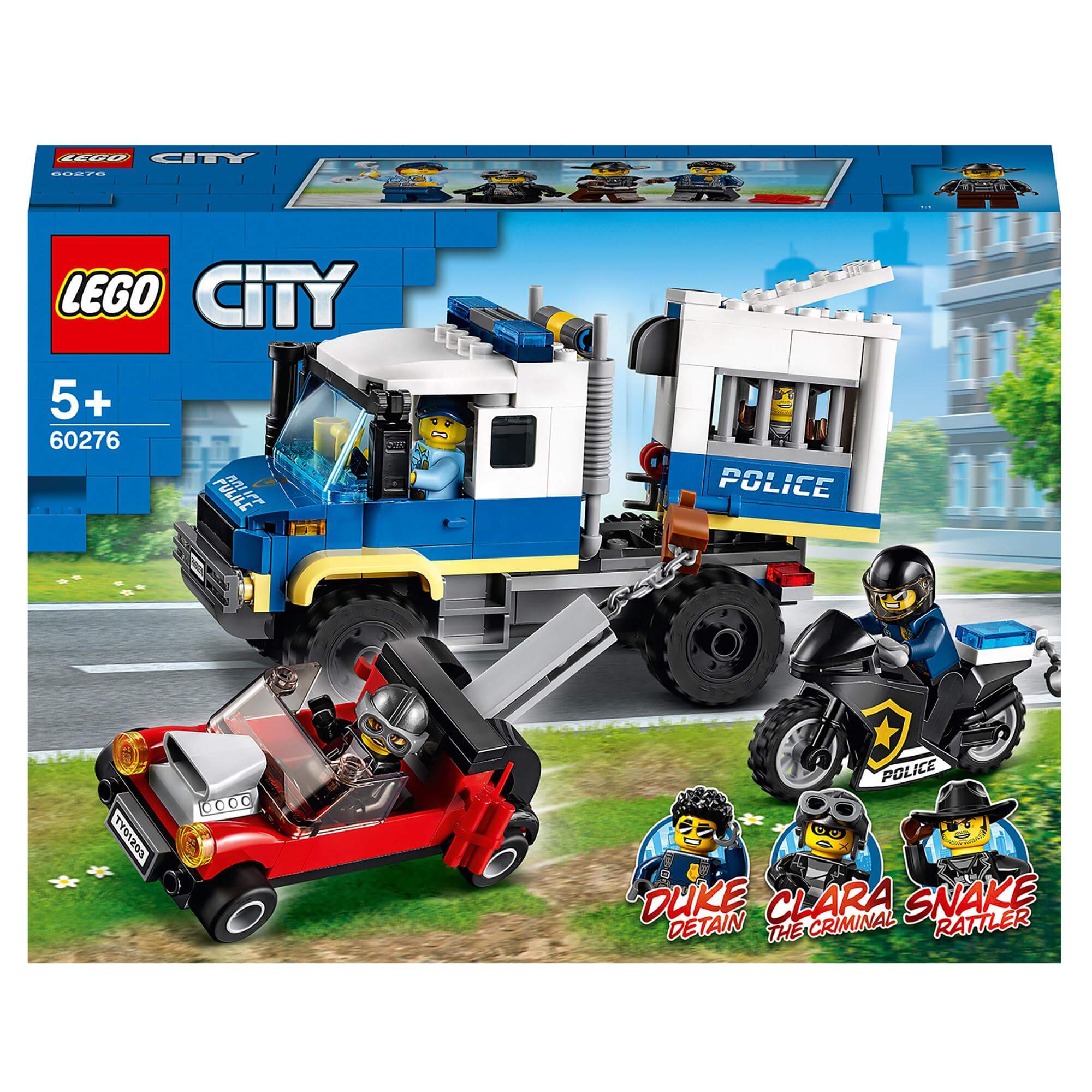 LEGO® City Police Prisoner Transport Truck Toy 60276