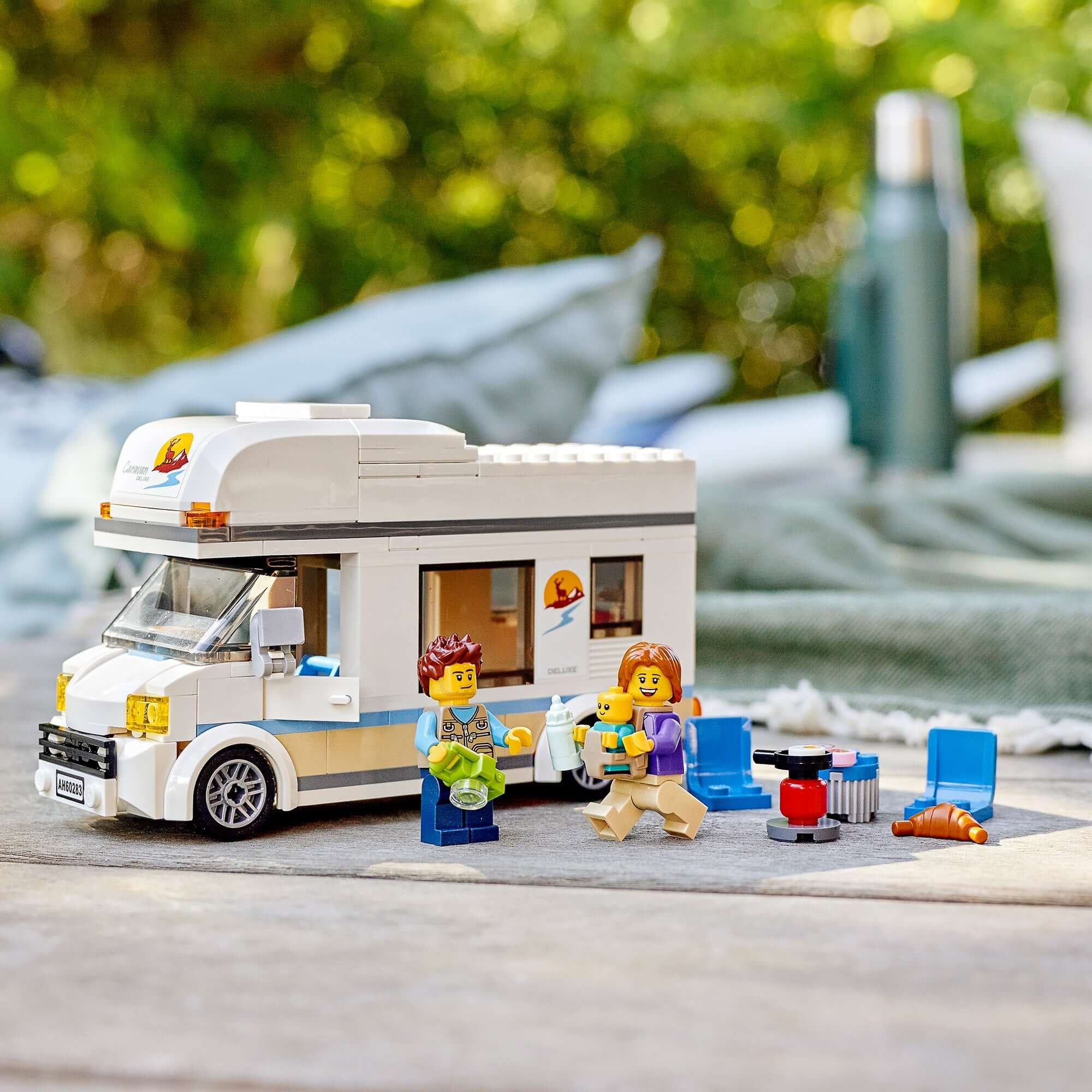 LEGO® City Holiday Camper Van Toy Caravan Car 60283