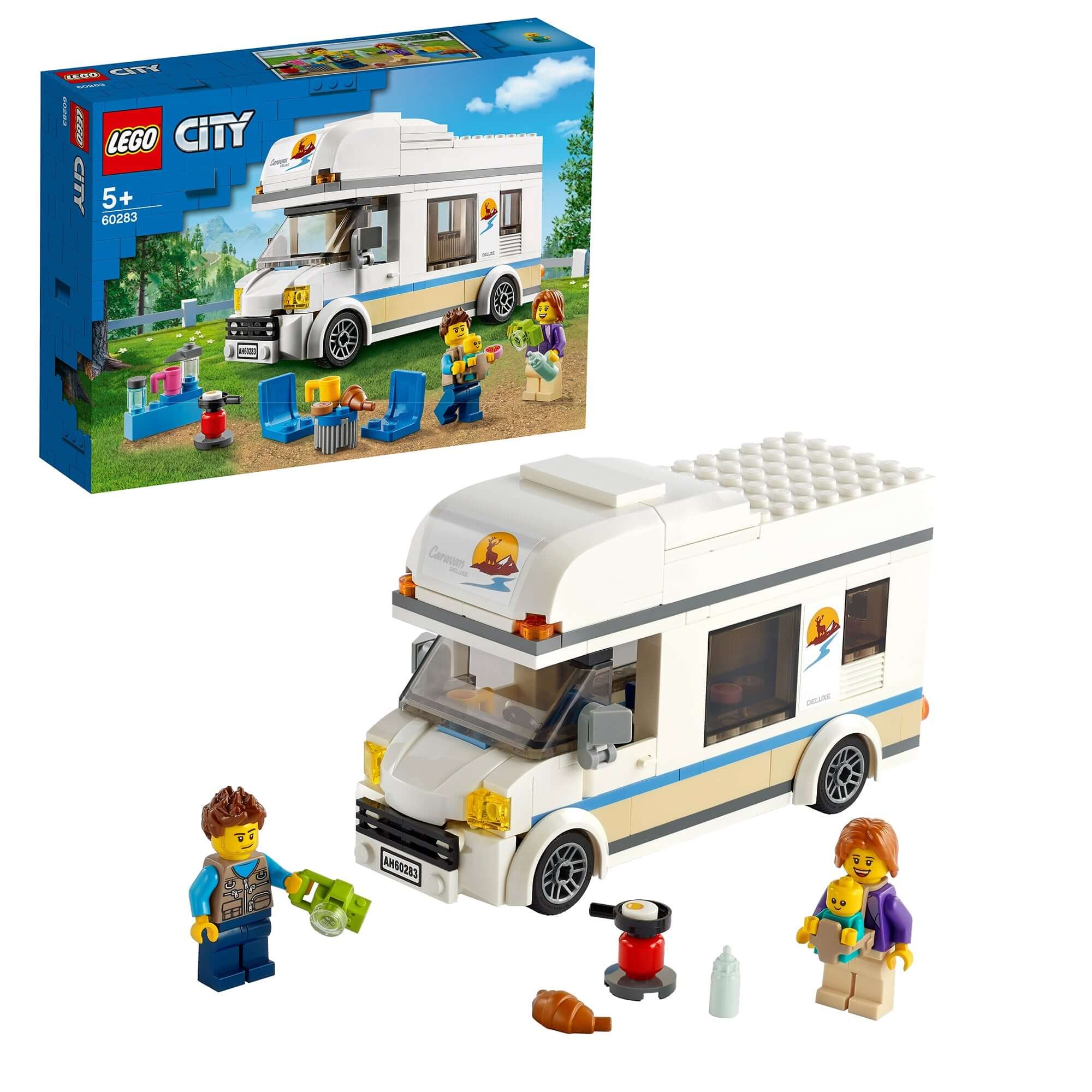 LEGO® City Holiday Camper Van Toy Caravan Car 60283