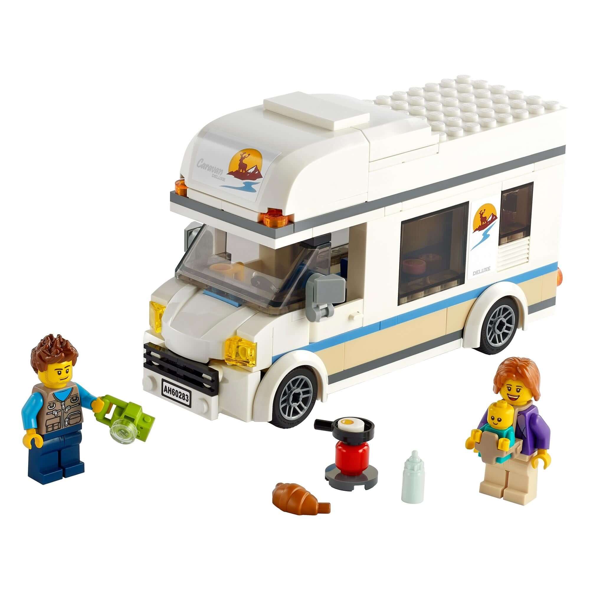 LEGO® City Holiday Camper Van Toy Caravan Car 60283