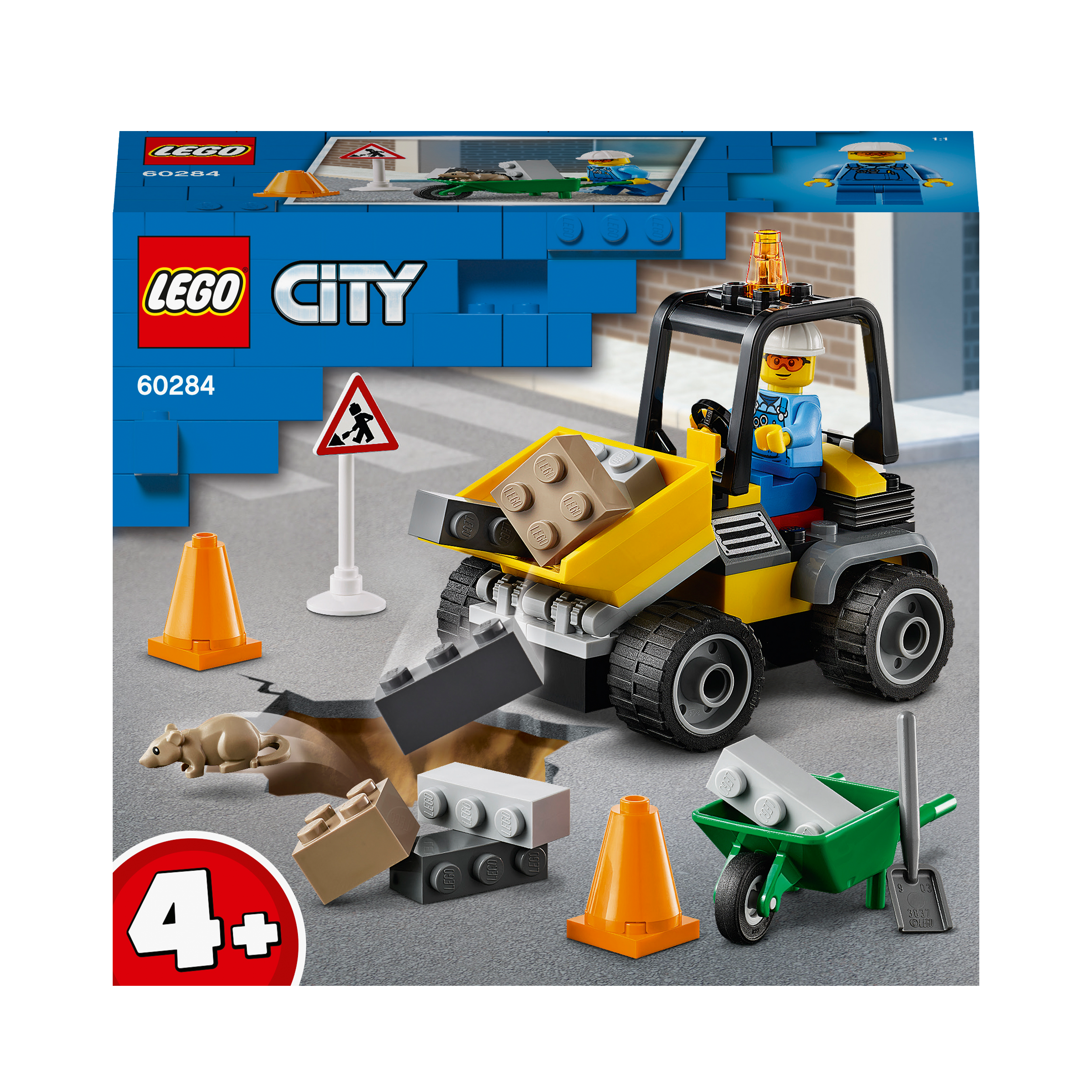 LEGO® City Great Vehicles Roadwork Truck Toy 60284