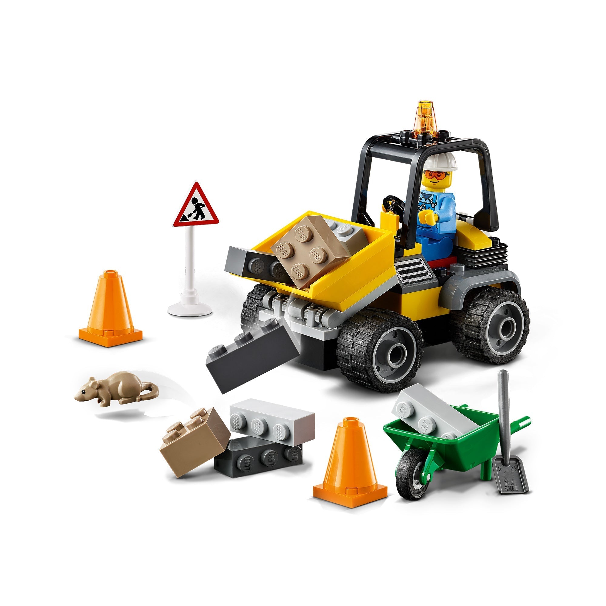 LEGO® City Great Vehicles Roadwork Truck Toy 60284