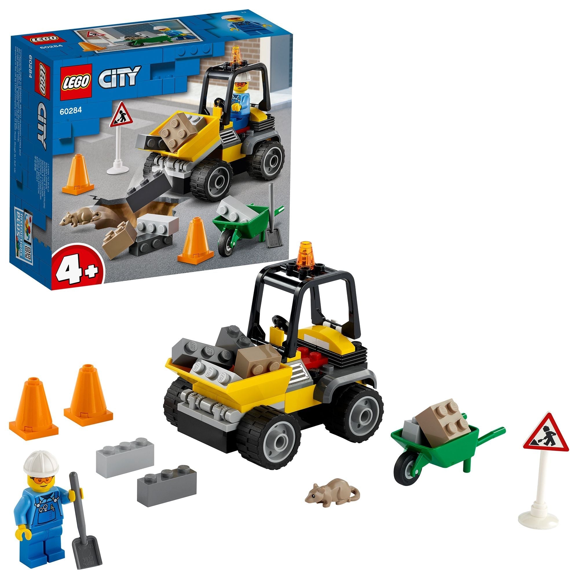 LEGO® City Great Vehicles Roadwork Truck Toy 60284