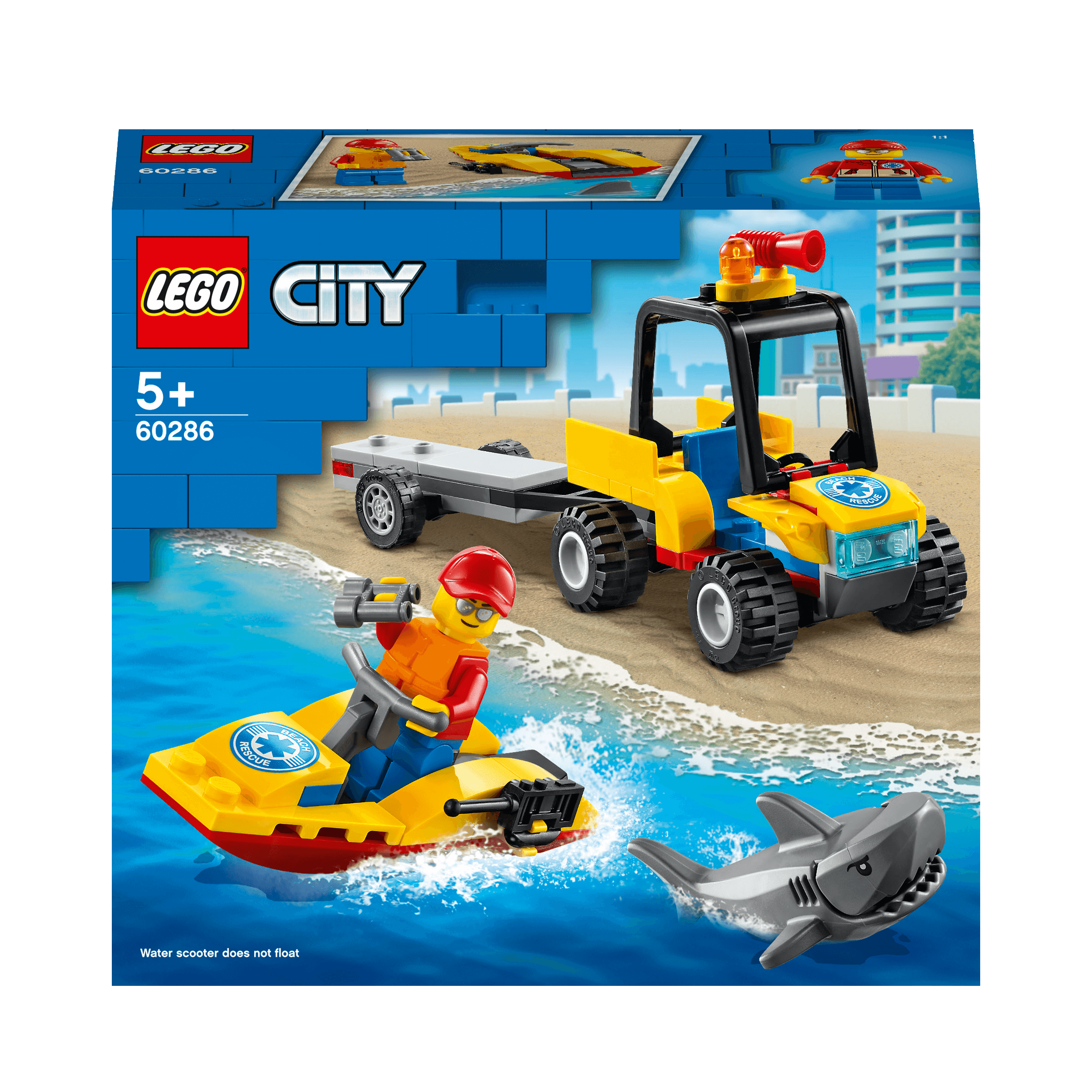 LEGO® City Great Vehicles Beach Rescue ATV Toy 60286