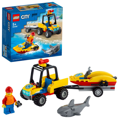LEGO® City Great Vehicles Beach Rescue ATV Toy 60286