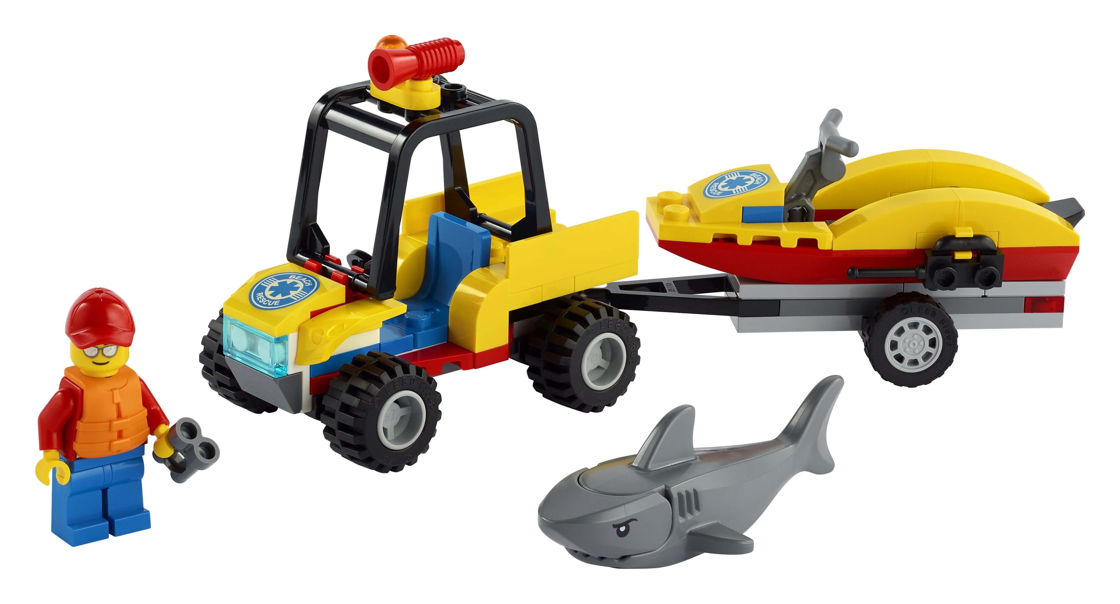 LEGO® City Great Vehicles Beach Rescue ATV Toy 60286