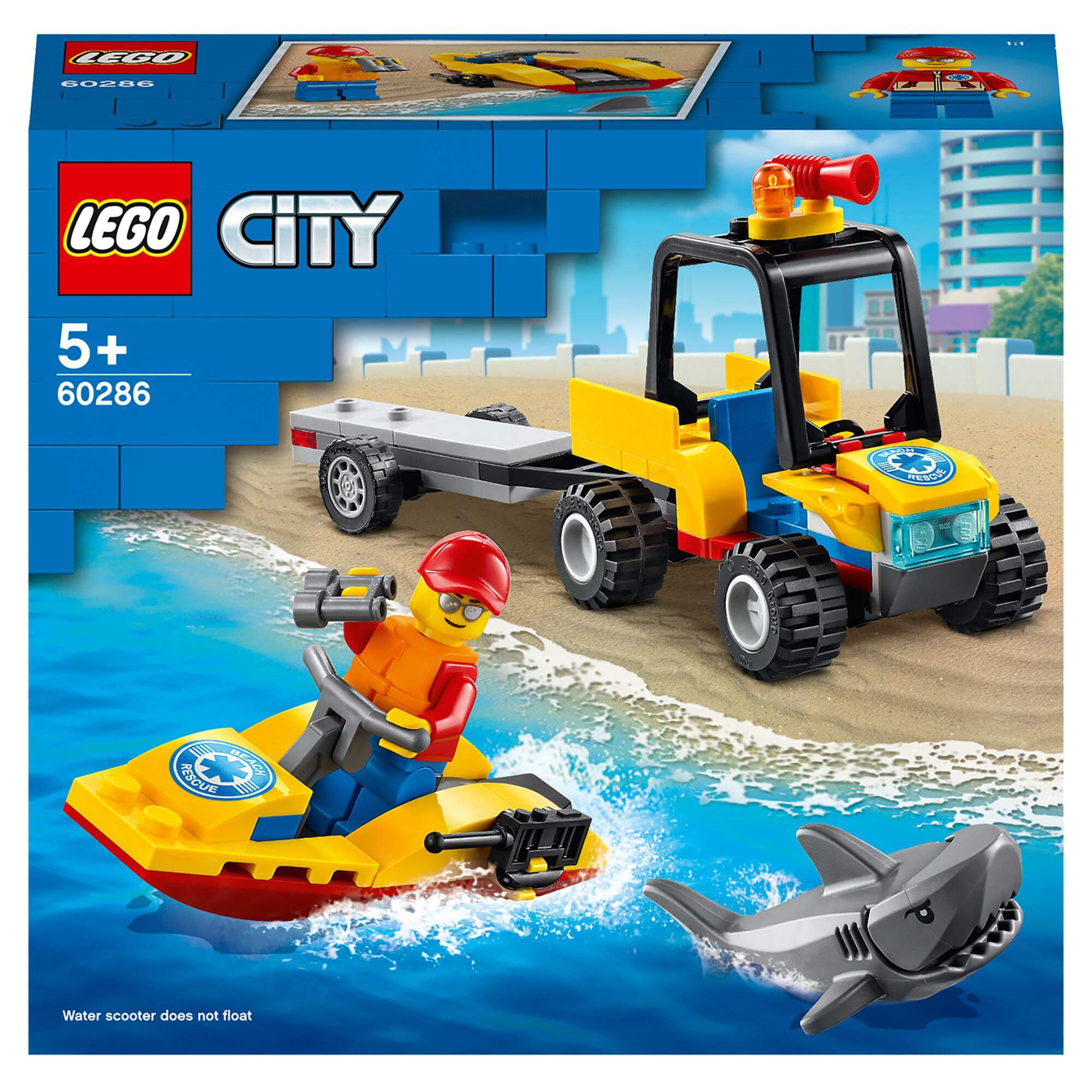 LEGO® City Great Vehicles Beach Rescue ATV Toy 60286