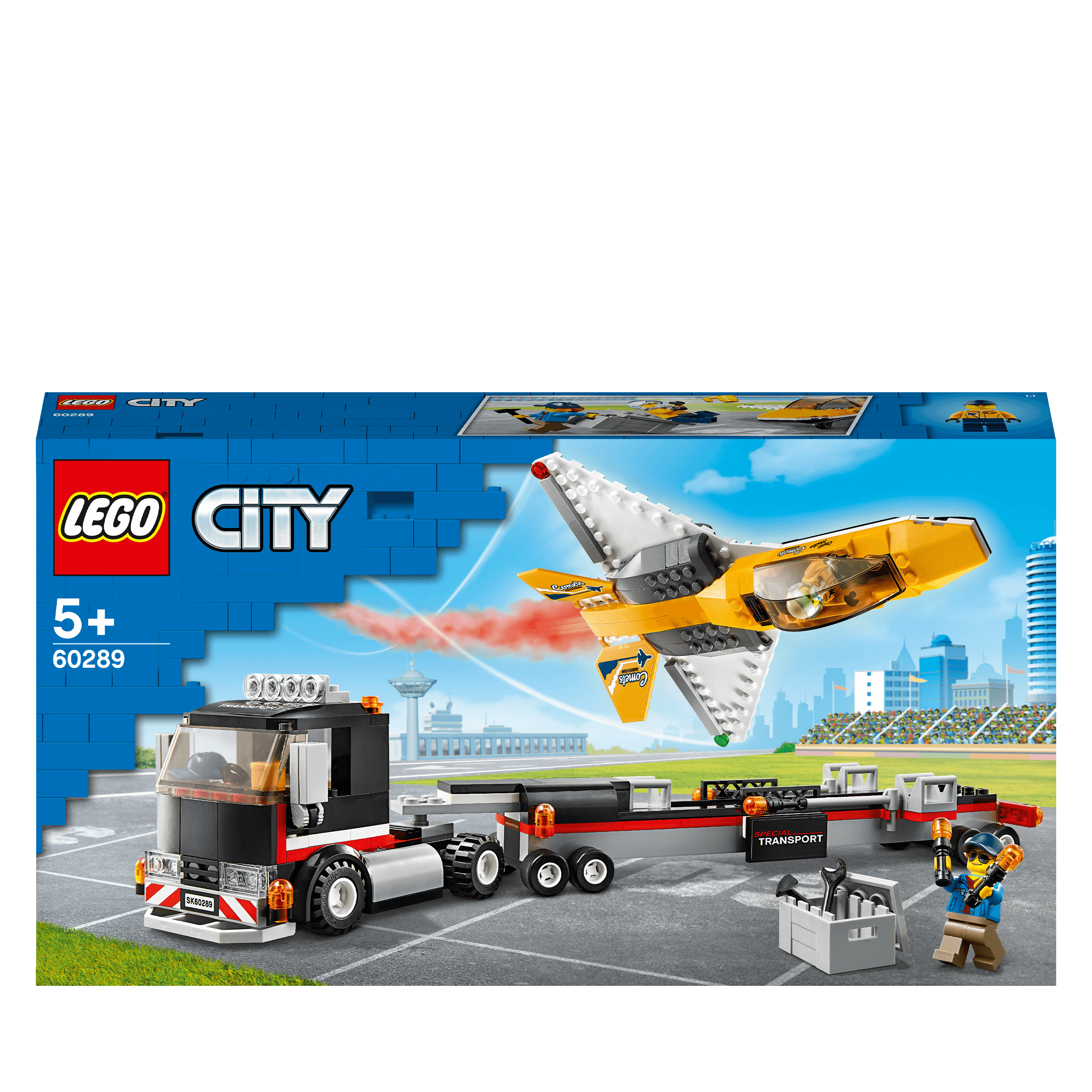 LEGO® City Airshow Jet Transporter Toy 60289