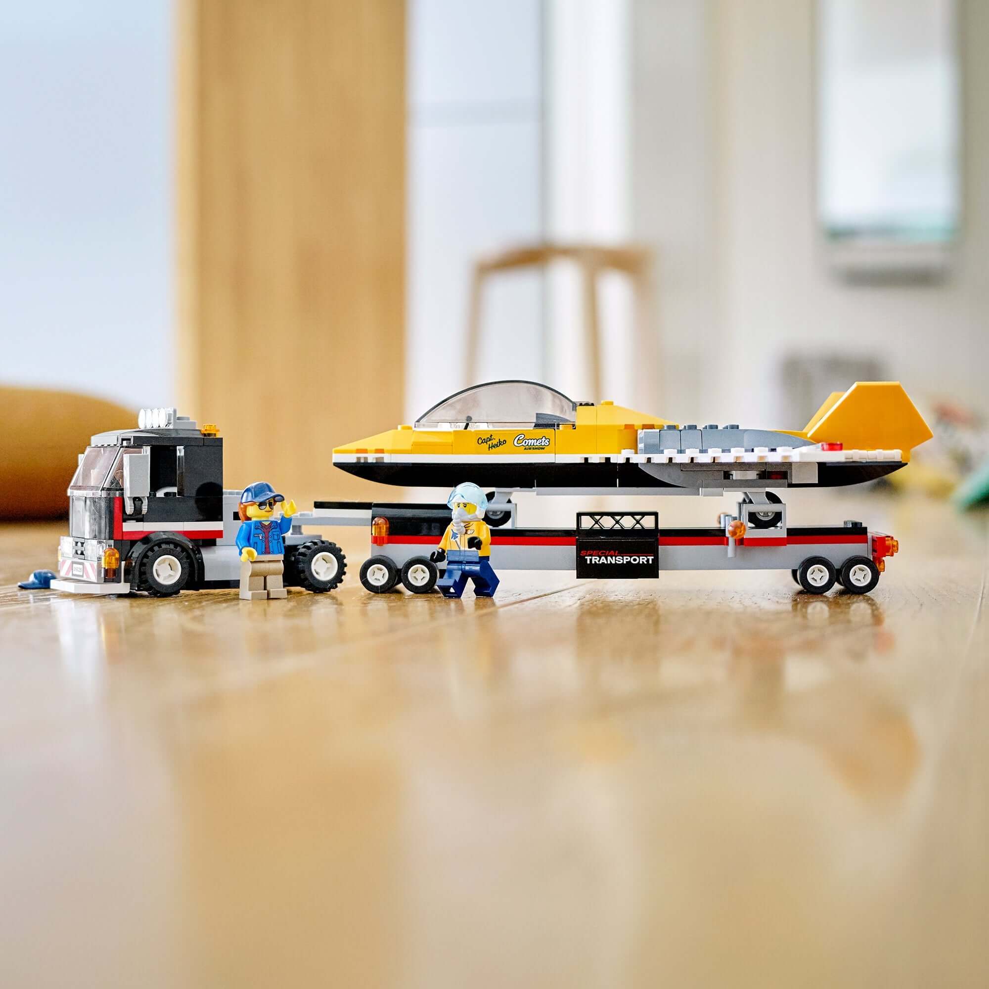 LEGO® City Airshow Jet Transporter Toy 60289