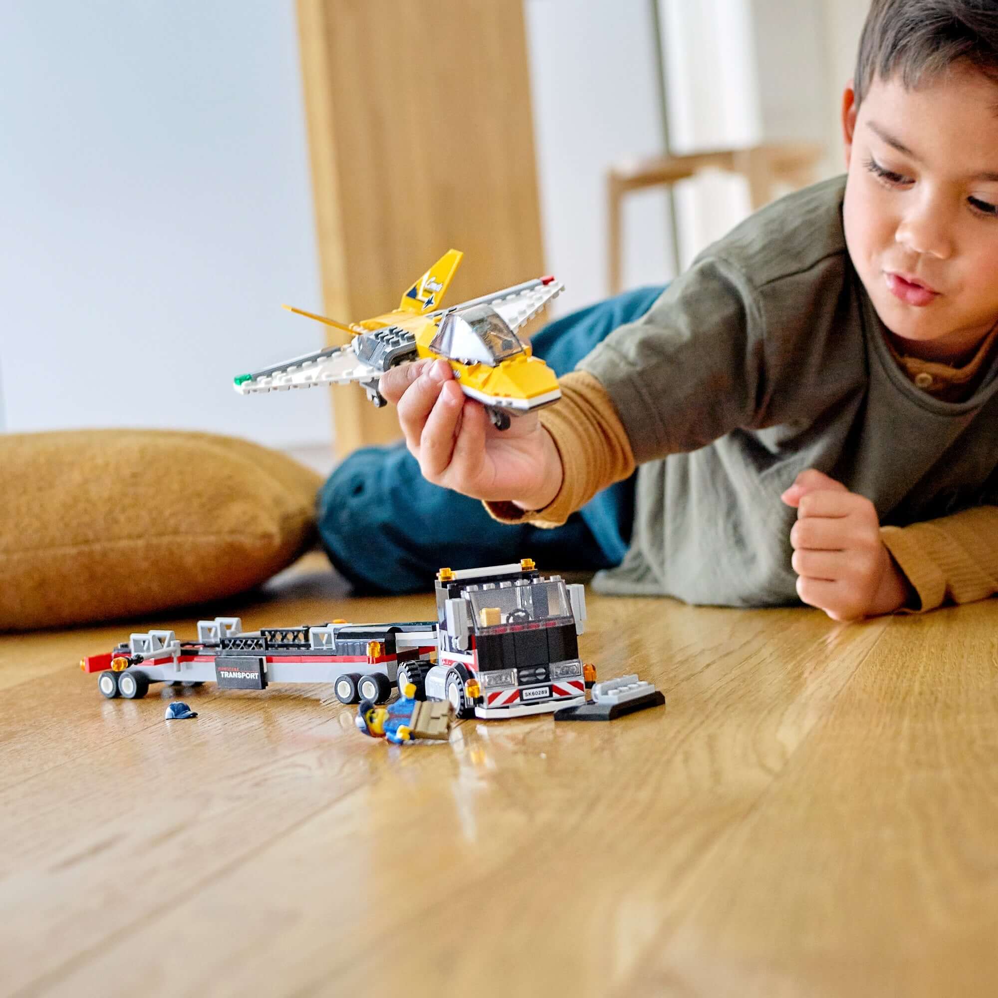 LEGO® City Airshow Jet Transporter Toy 60289
