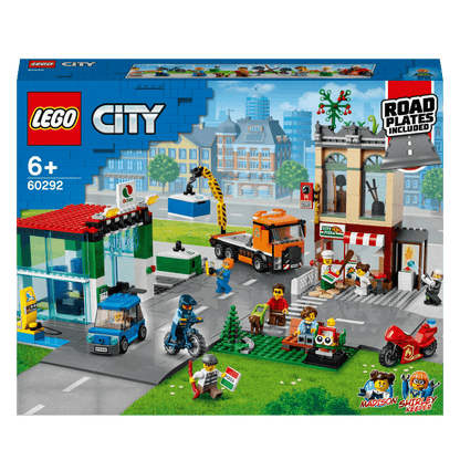 LEGO® City Town Centre Road Plates Car Wash Toy 60292