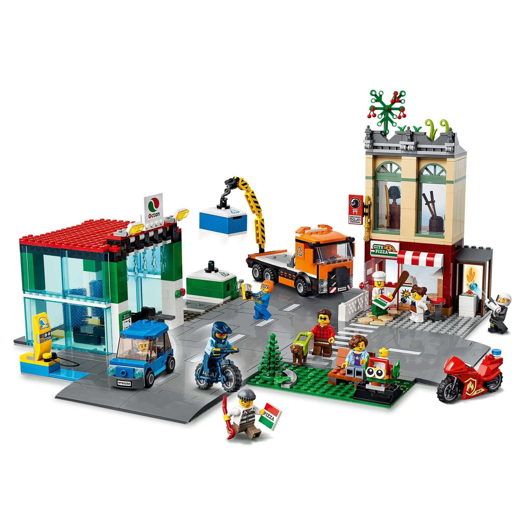 LEGO® City Town Centre Road Plates Car Wash Toy 60292