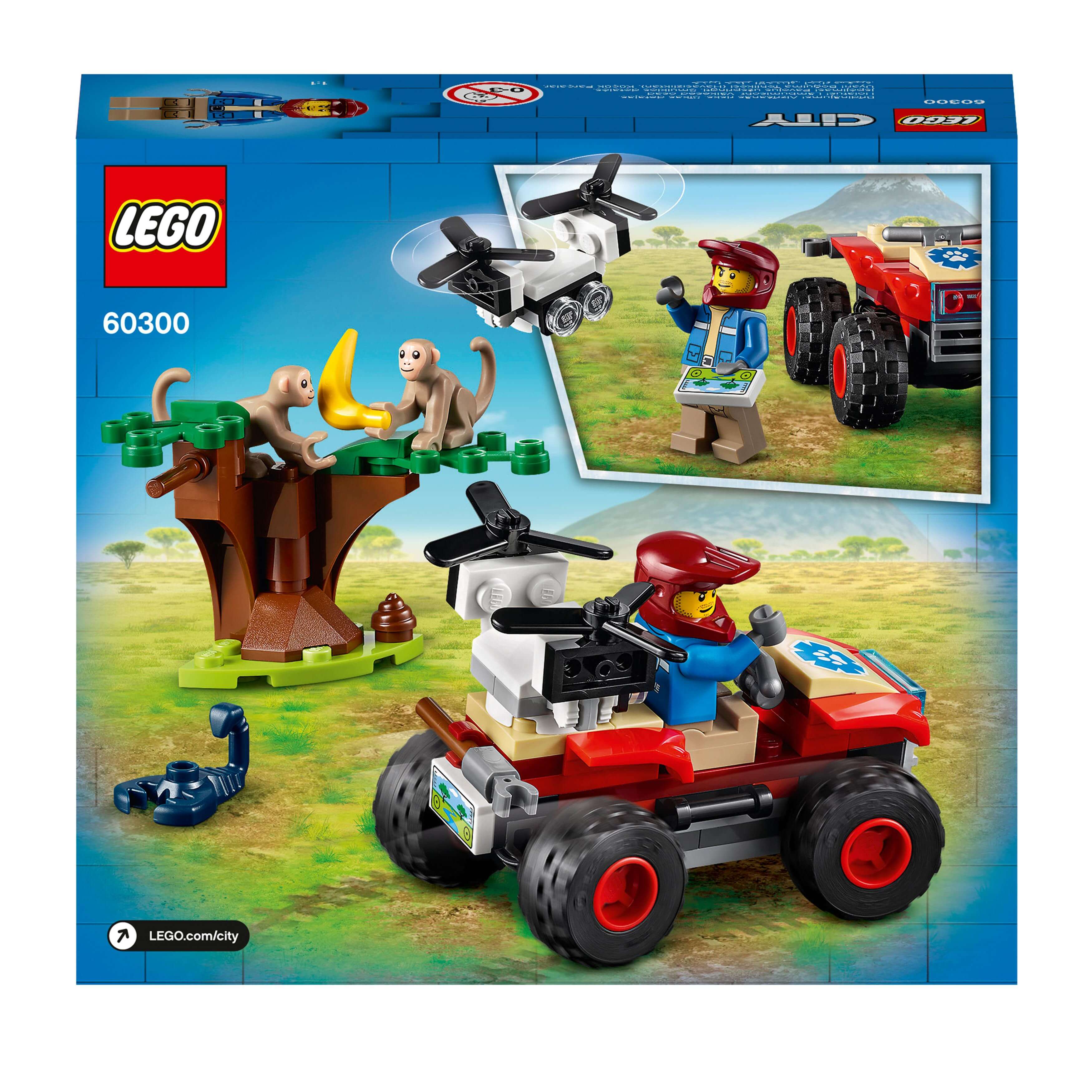 LEGO® City Wildlife Rescue ATV Car Toy 60300