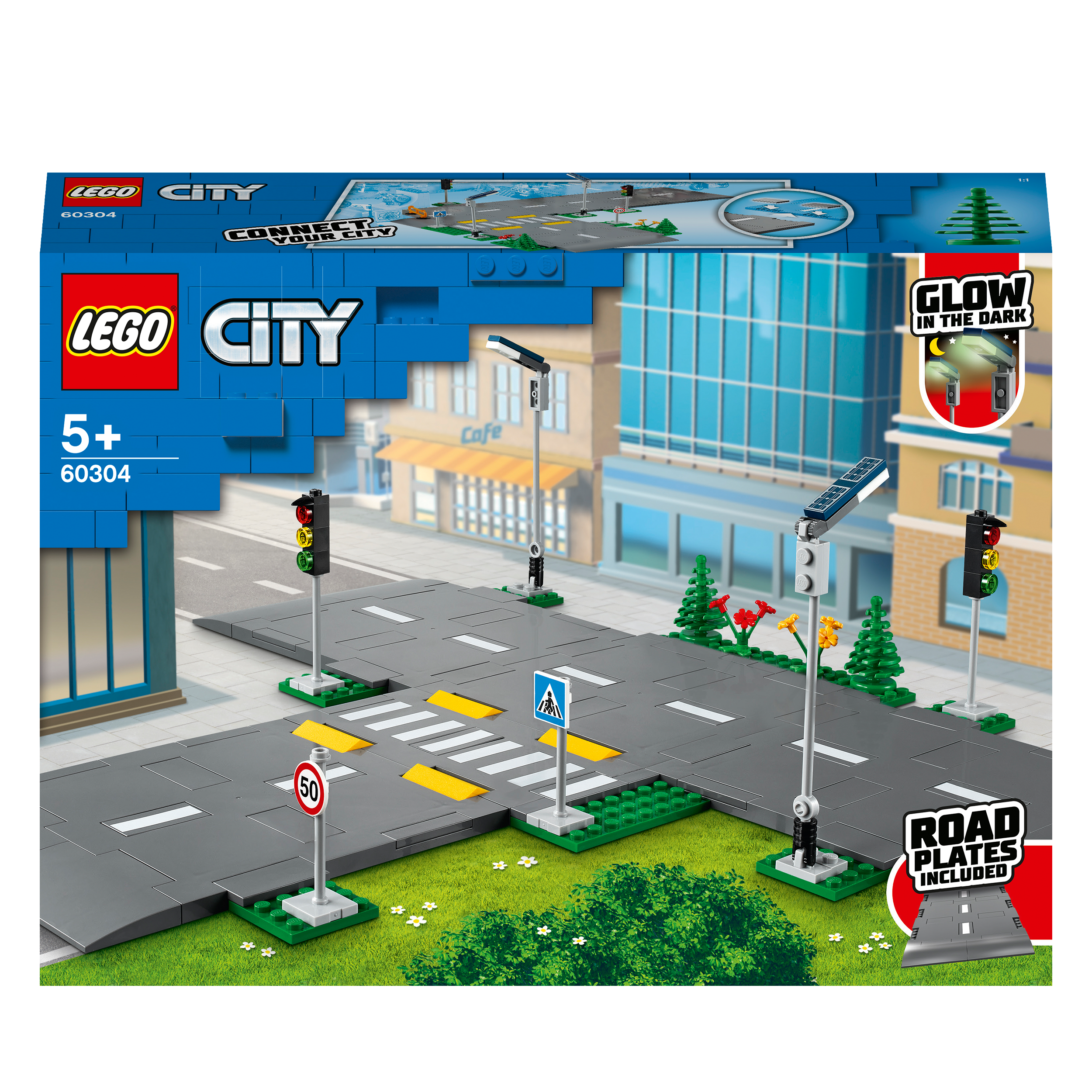 LEGO® City Road Plates Building Set 60304