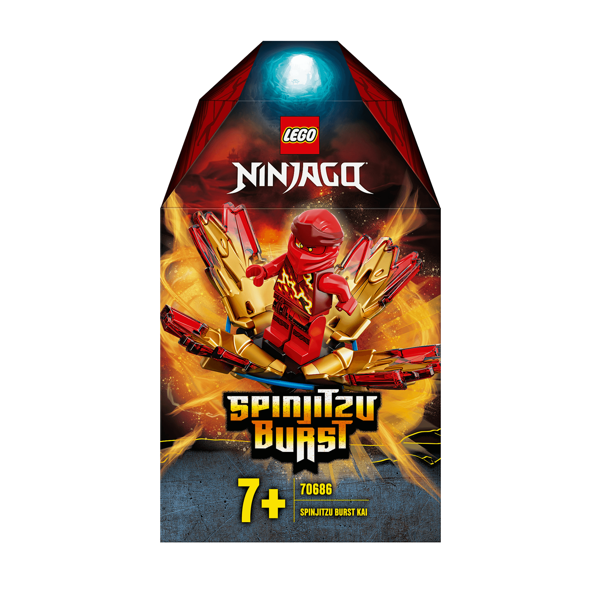 LEGO® NINJAGO Spinjitzu Burst Kai Spinner Toy 70686