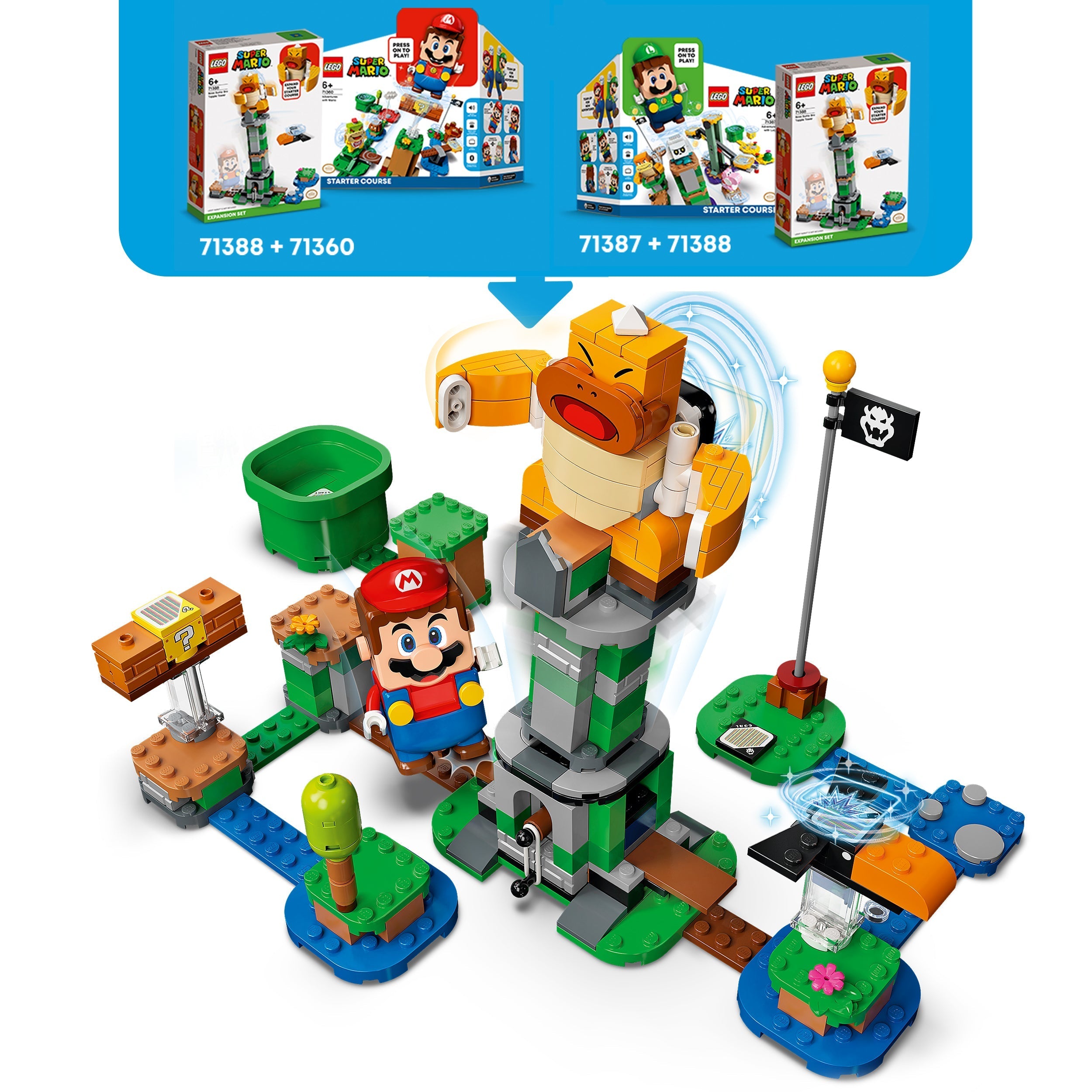 LEGO® Super Mario Boss Sumo Bro Topple Tower Expansion Set 71388