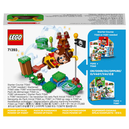 LEGO Super Mario Bee Mario Power-Up Pack 71393, featuring Mario in a bee suit with colorful interactive blocks.