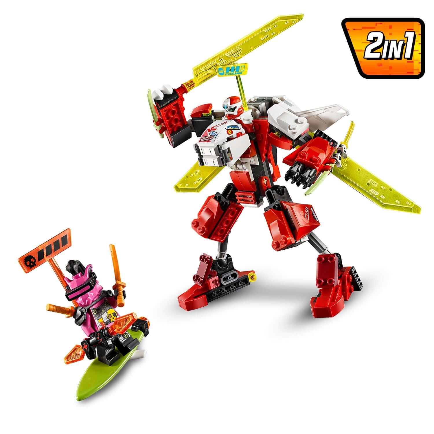 LEGO® NINJAGO Kai's Mech Jet 2in1 Set 71707