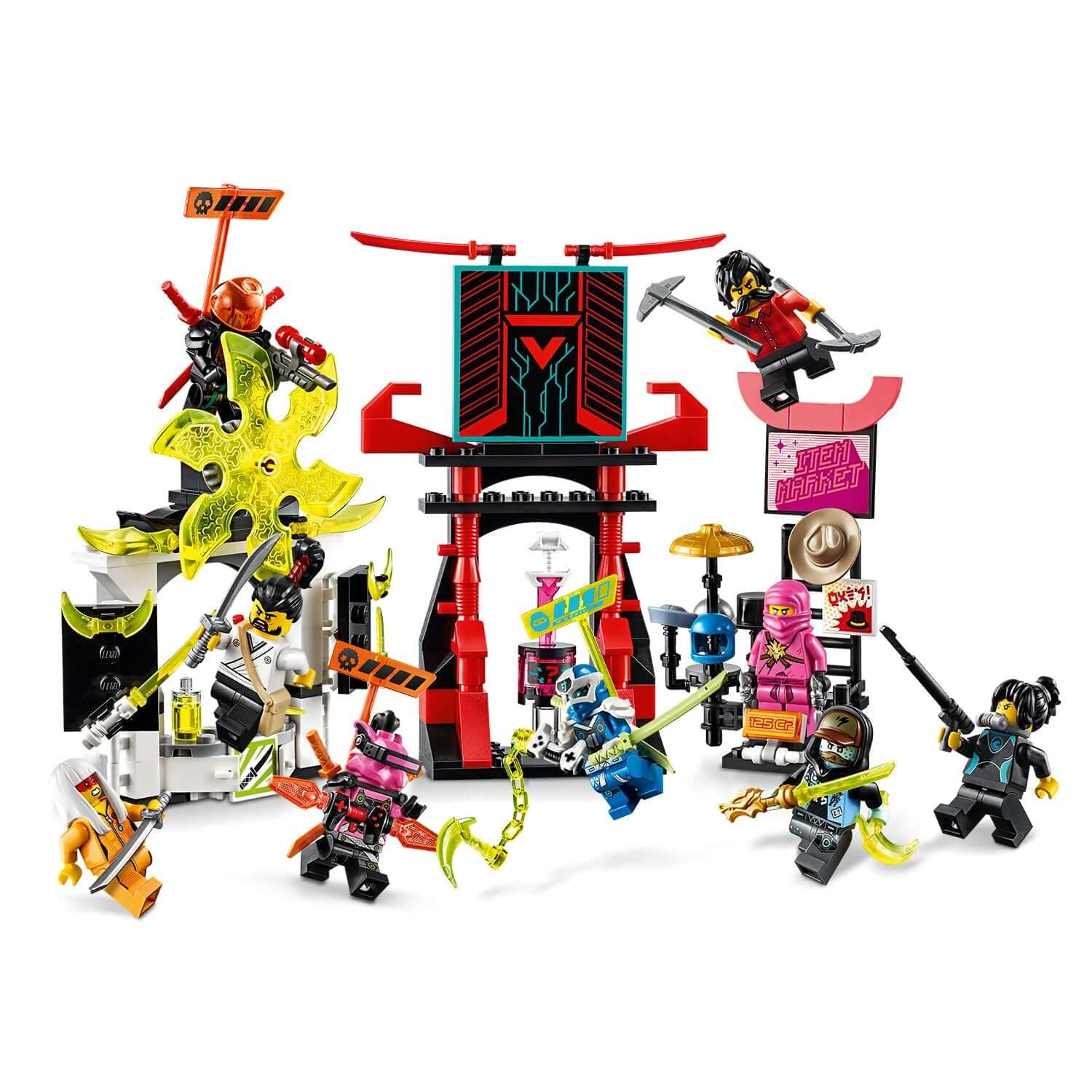 LEGO® NINJAGO Gamer's Market Minifigures Set 71708
