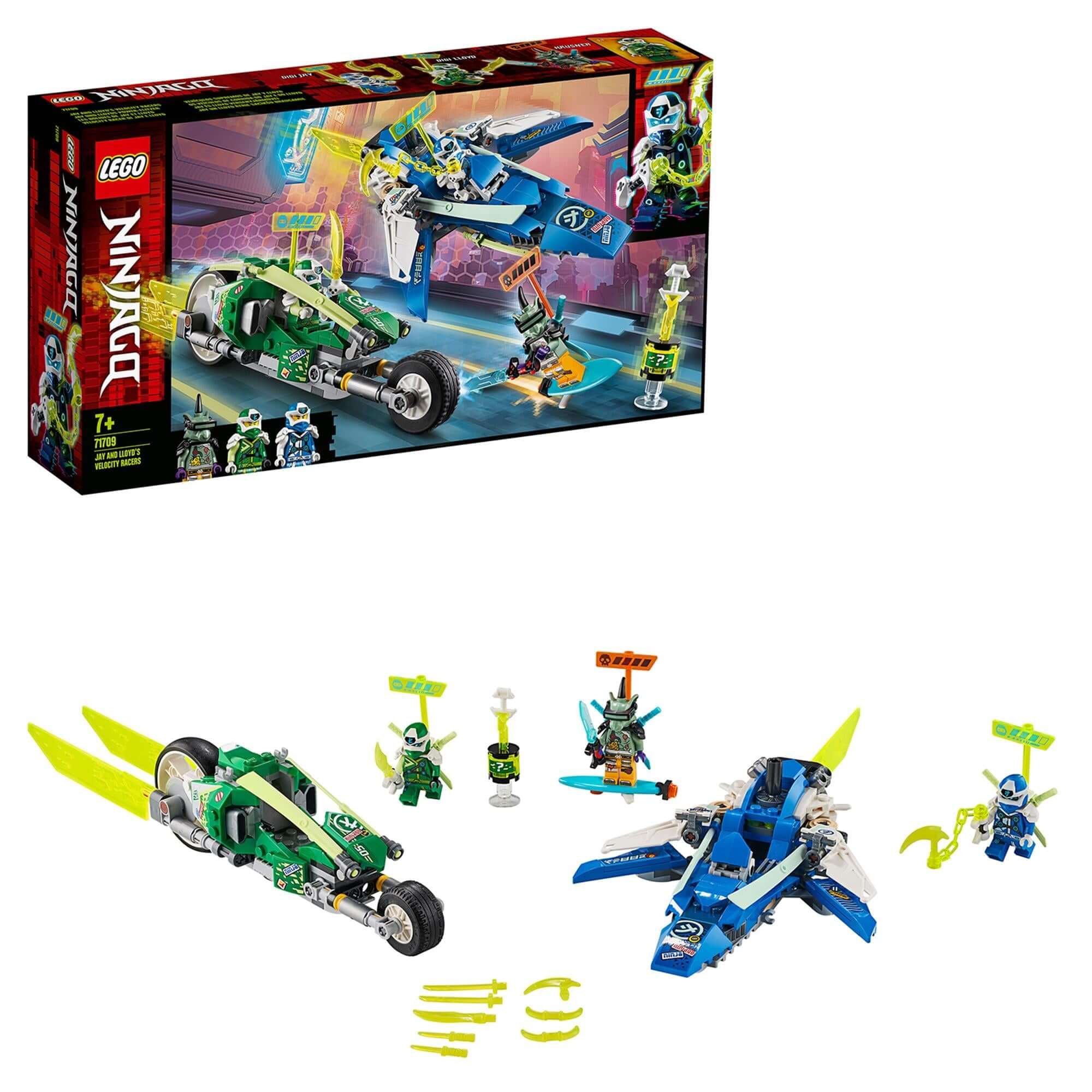 LEGO® NINJAGO Jay and Lloyd's Racers Set 71709