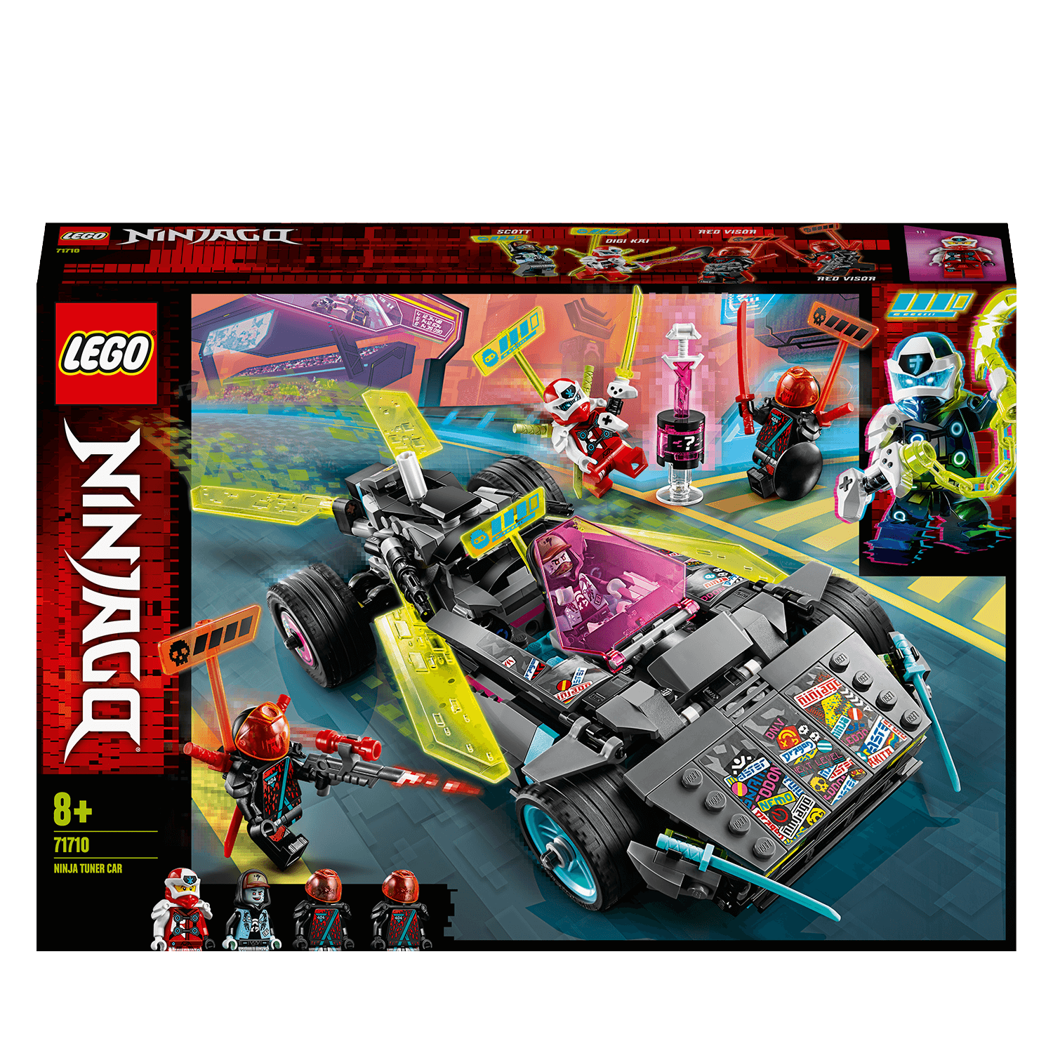 LEGO® NINJAGO Ninja Tuner Car Set 71710