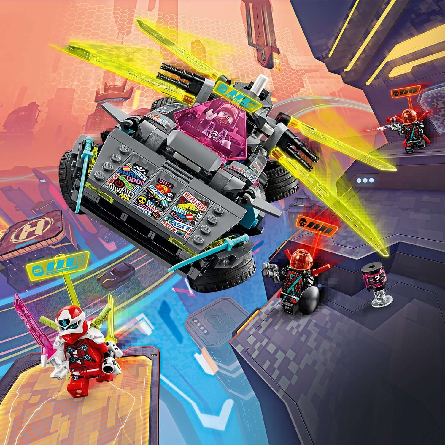 LEGO® NINJAGO Ninja Tuner Car Set 71710