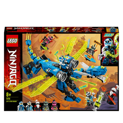 LEGO® NINJAGO Jay's Cyber Dragon Mech Toy 71711