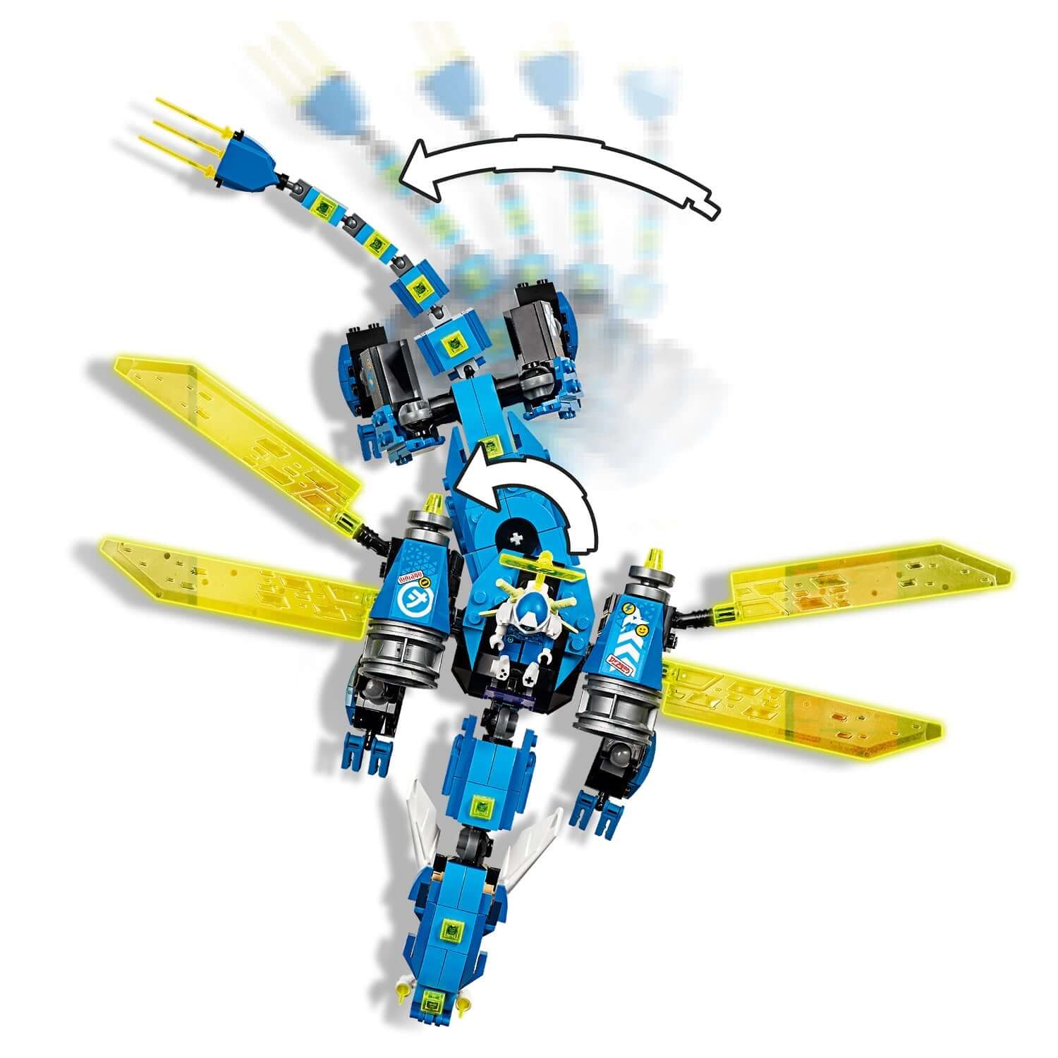 LEGO® NINJAGO Jay's Cyber Dragon Mech Toy 71711