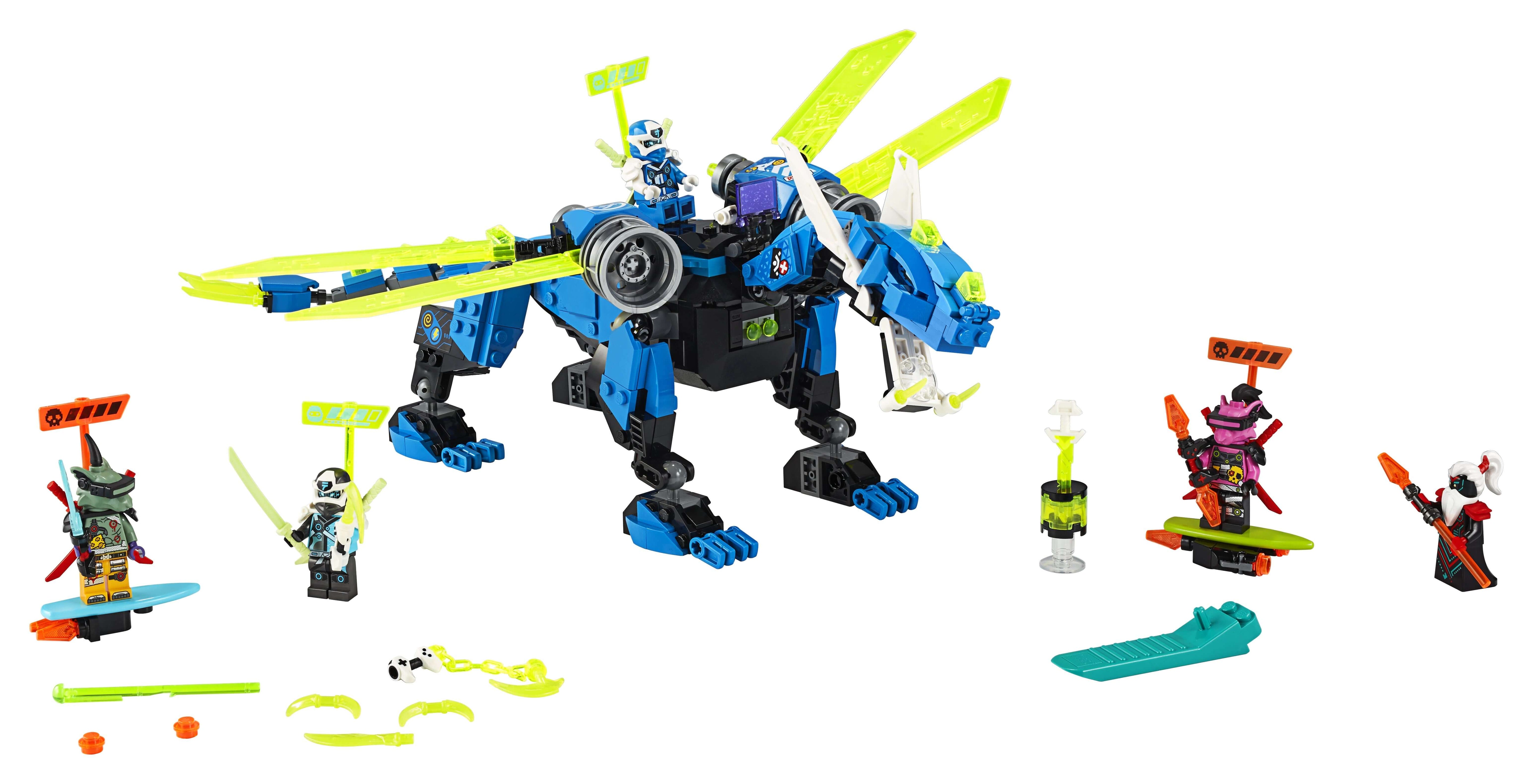 LEGO® NINJAGO Jay's Cyber Dragon Mech Toy 71711