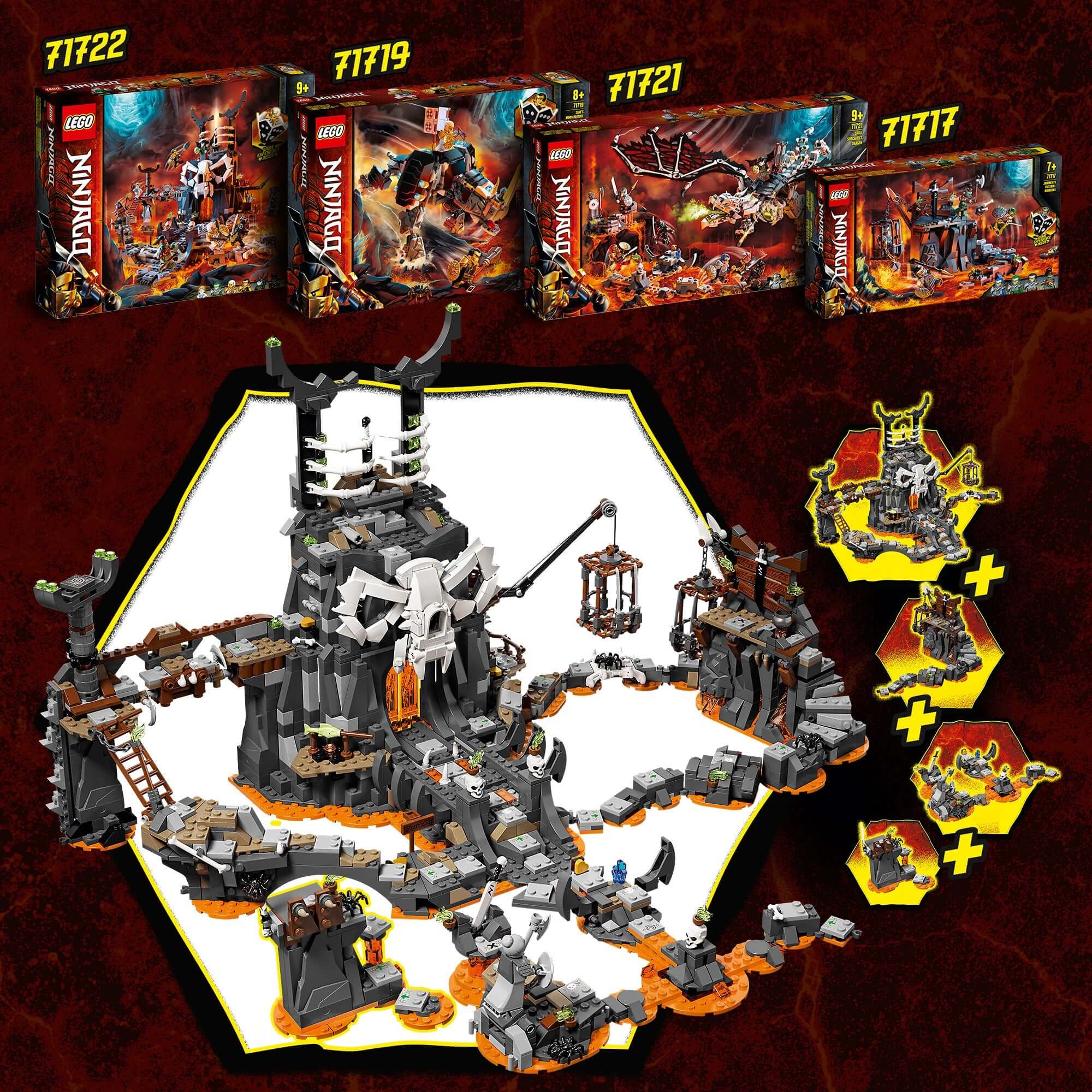LEGO® NINJAGO Journey to the Skull Dungeons Set 71717