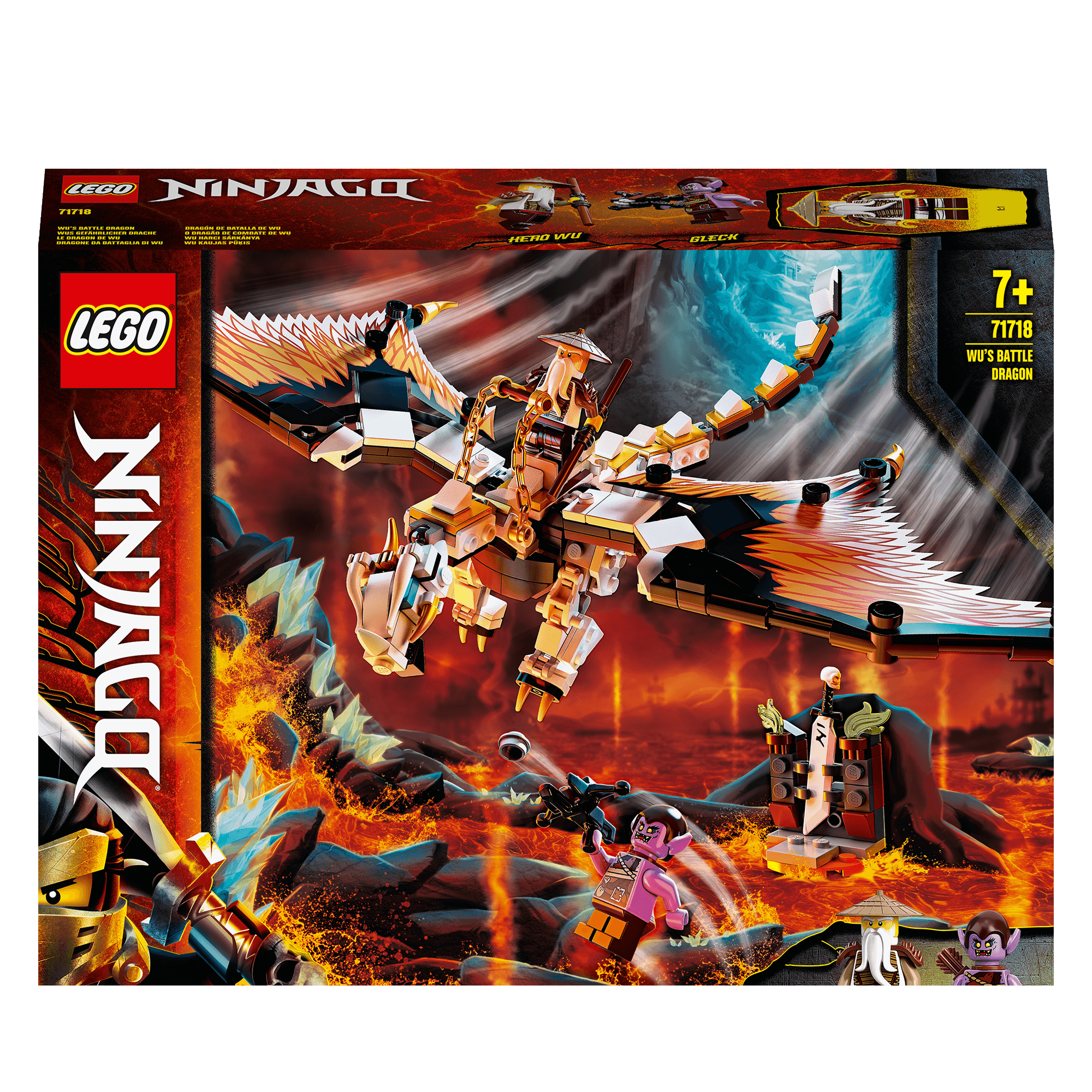 LEGO® NINJAGO Wu's Battle Dragon Toy 71718